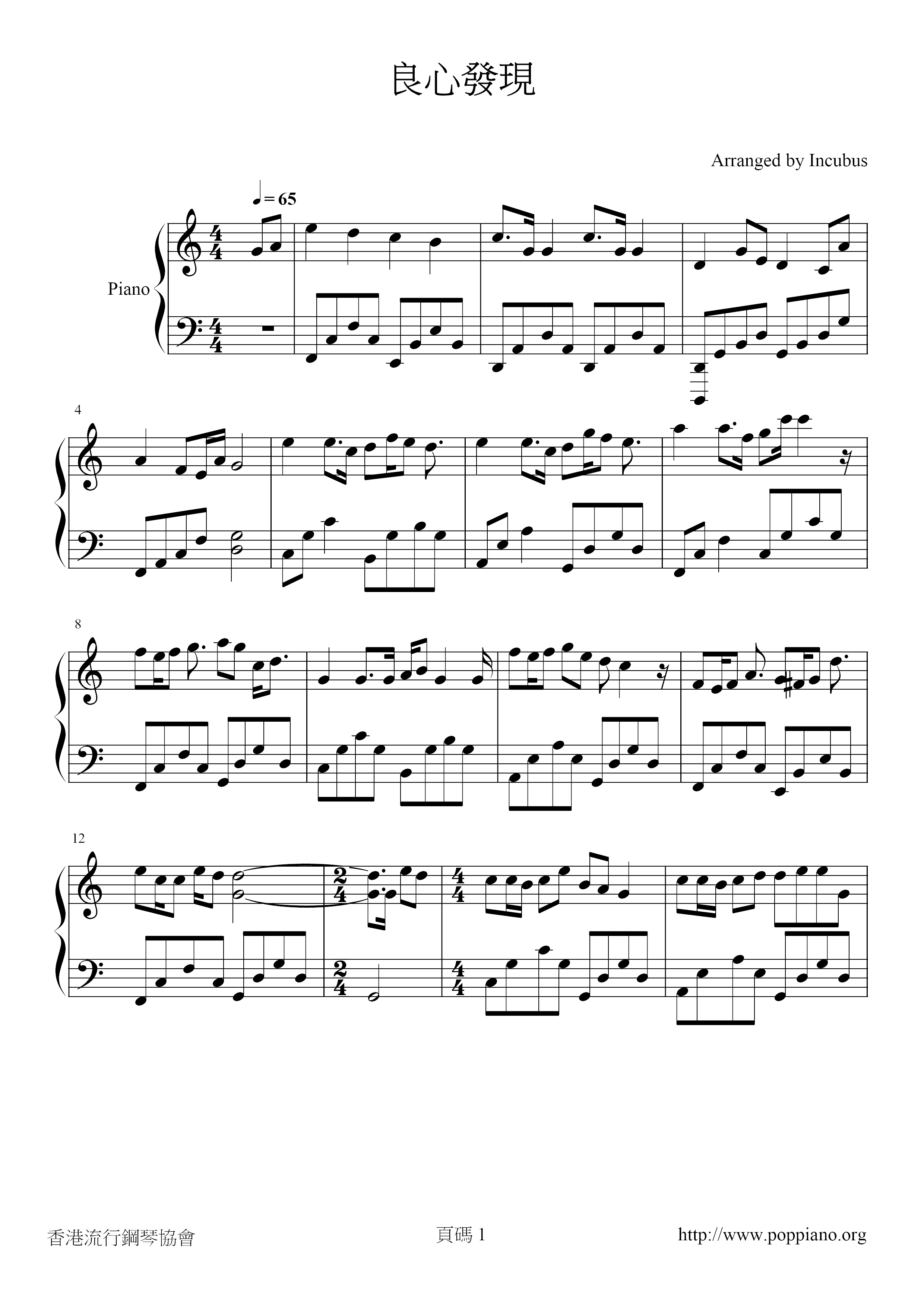 Discovery Of Conscience Score