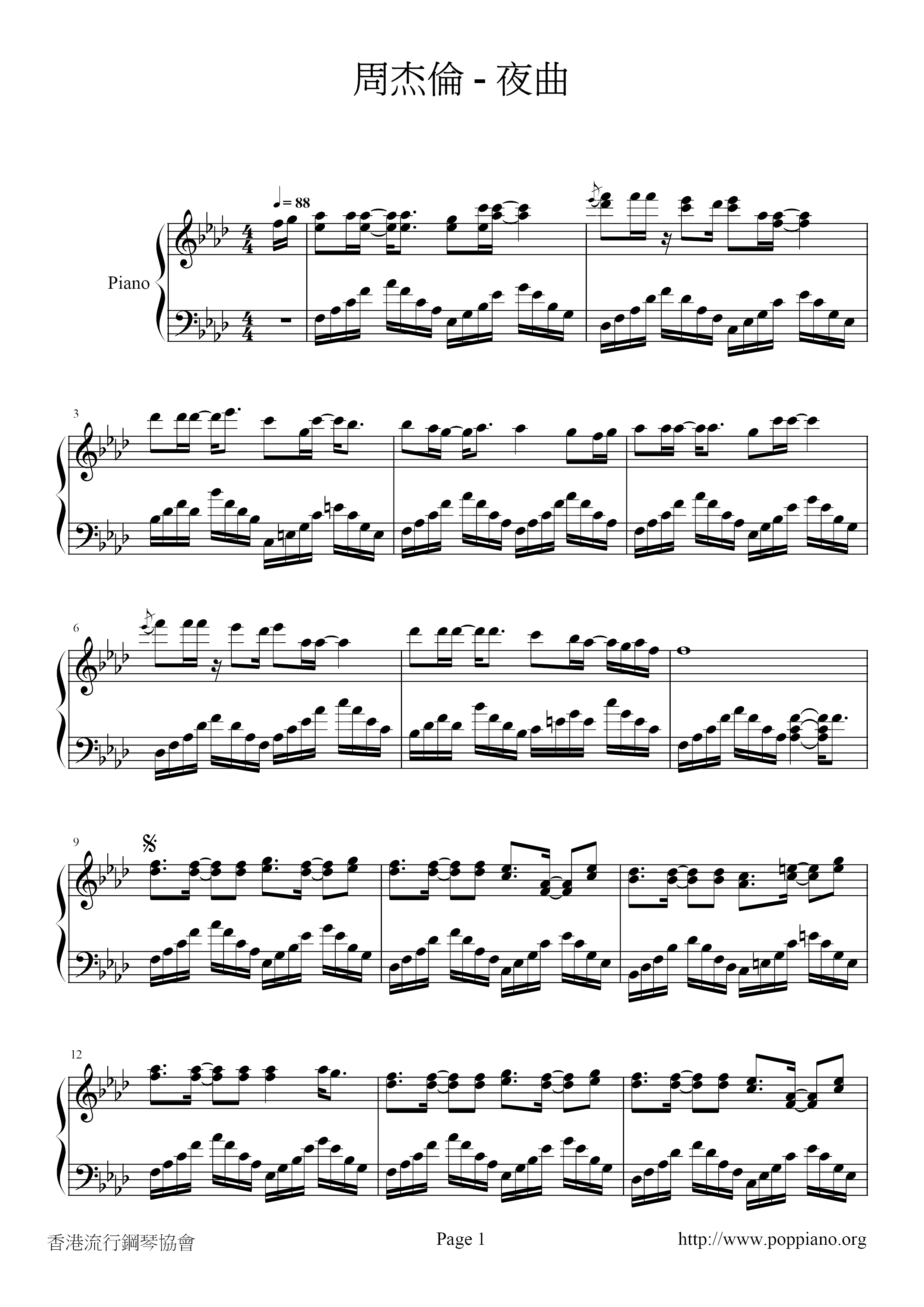 Nocturne Score