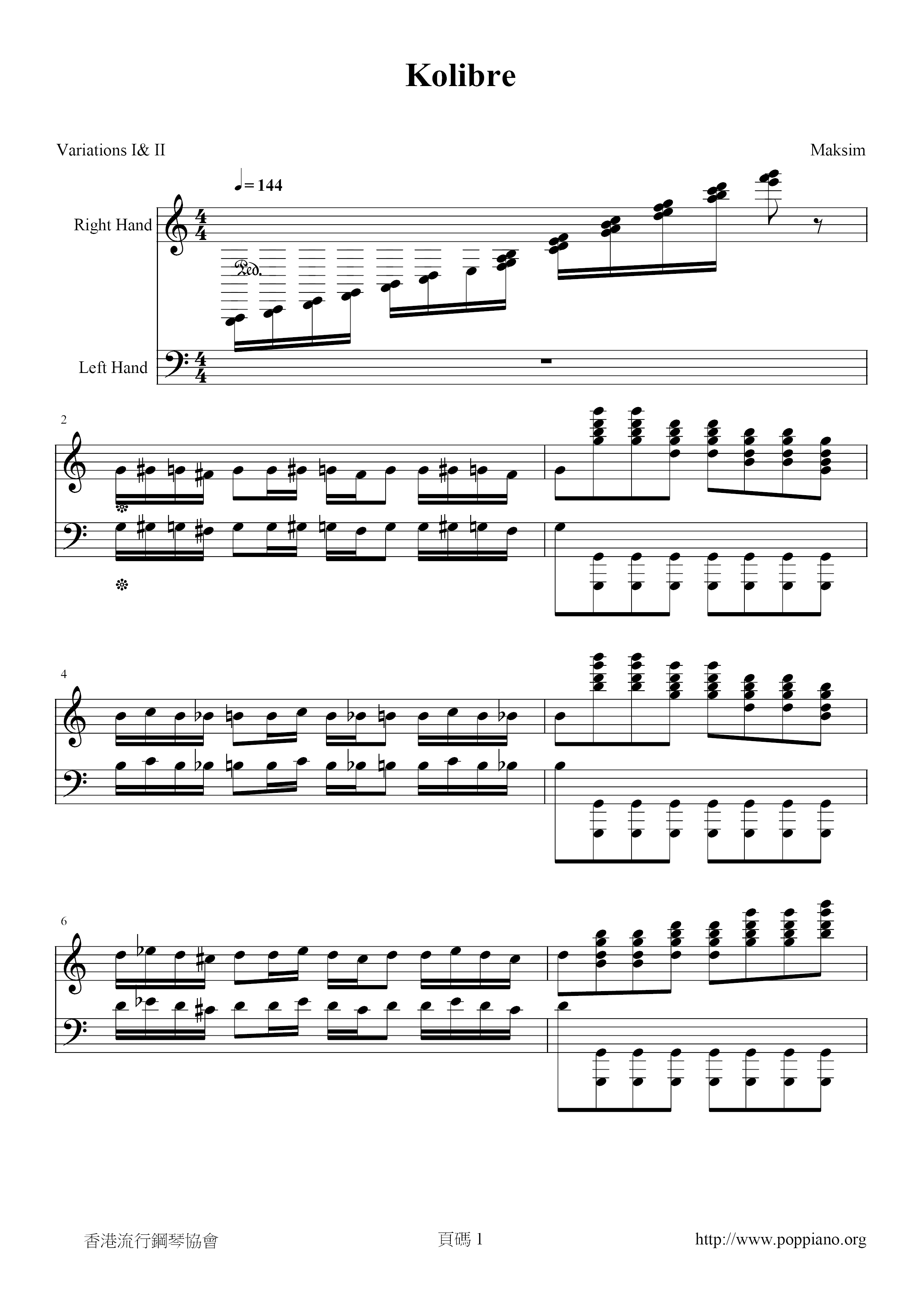 Kolibre Score