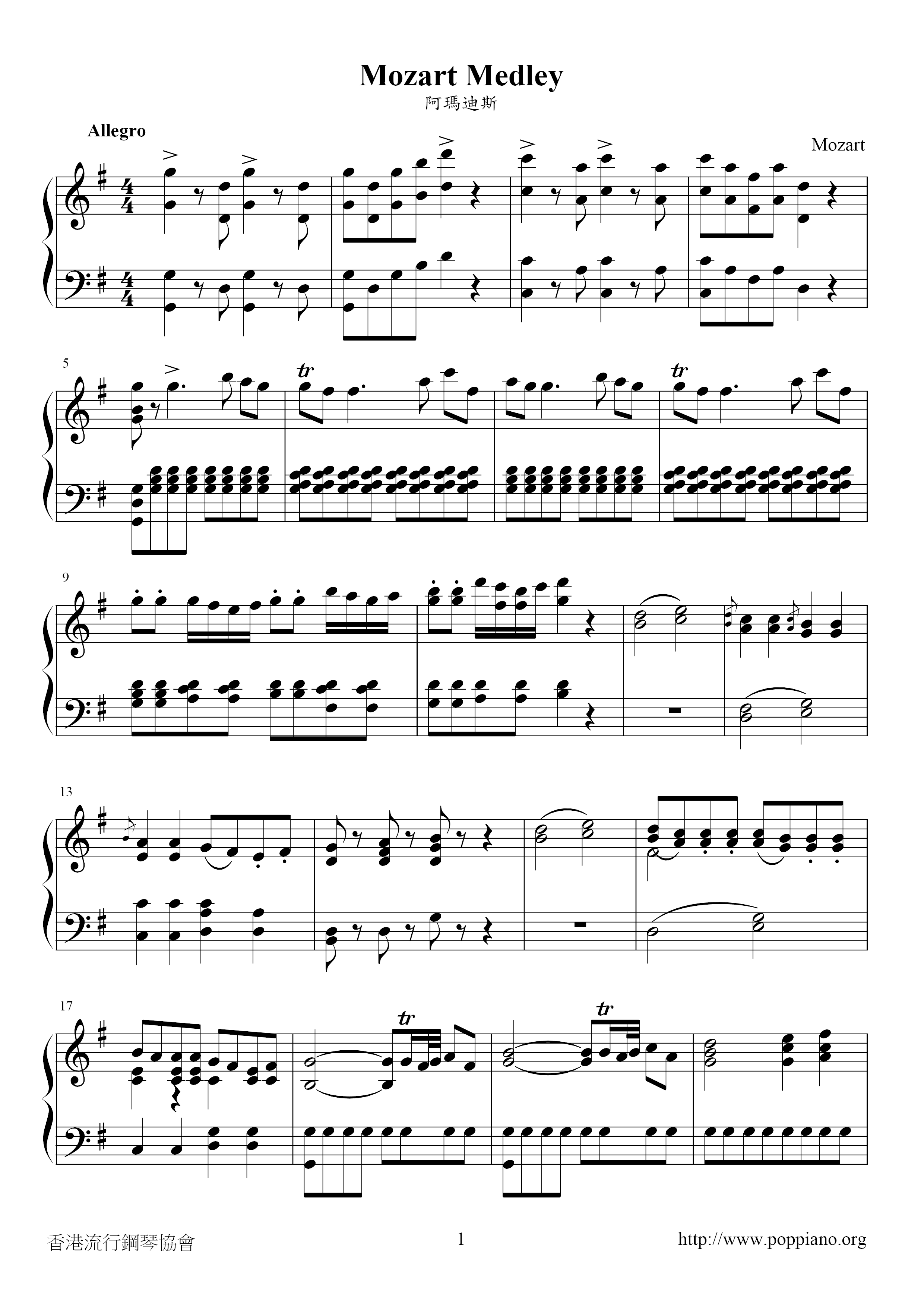 Amadeus Score