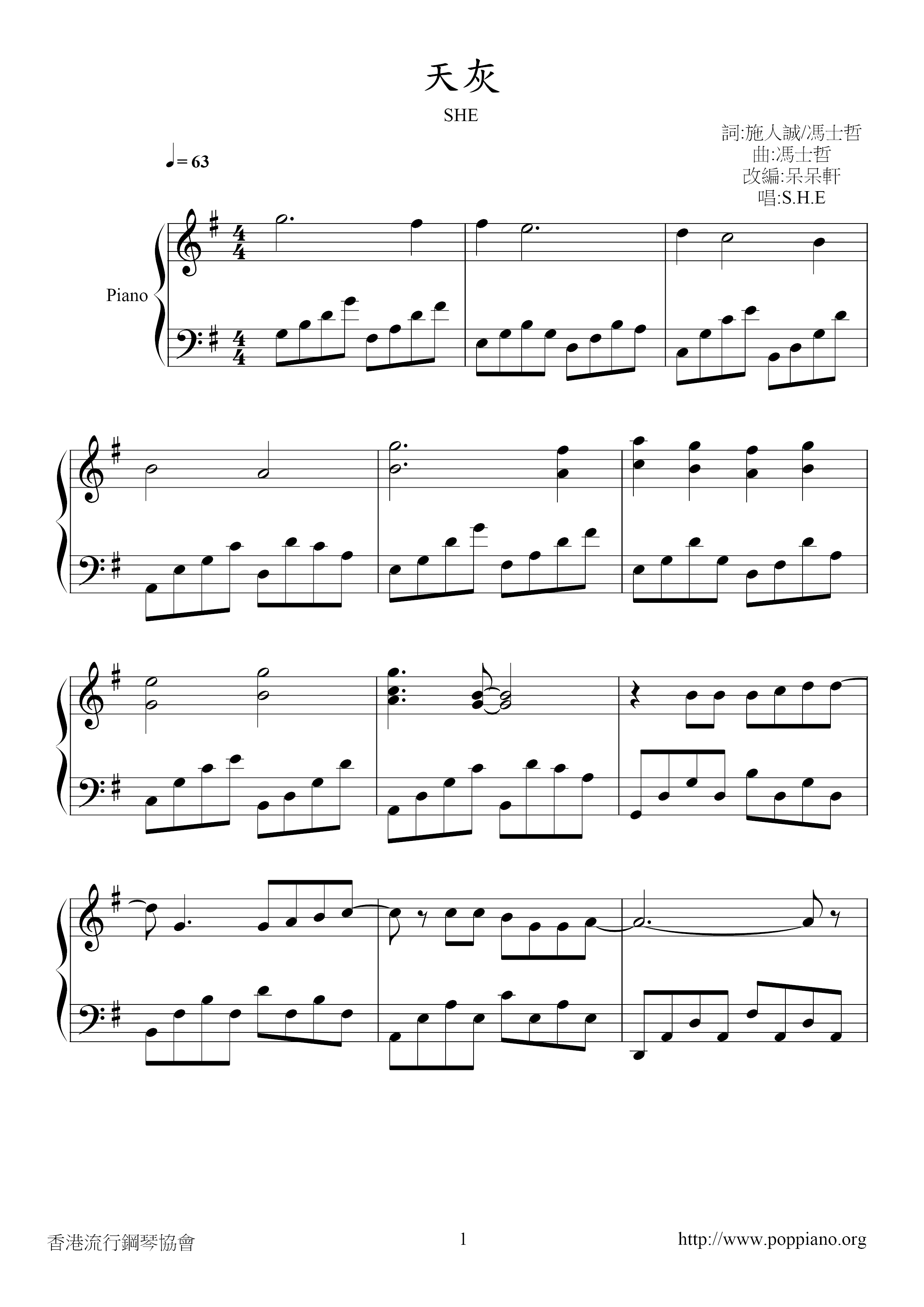 Tianhui Score