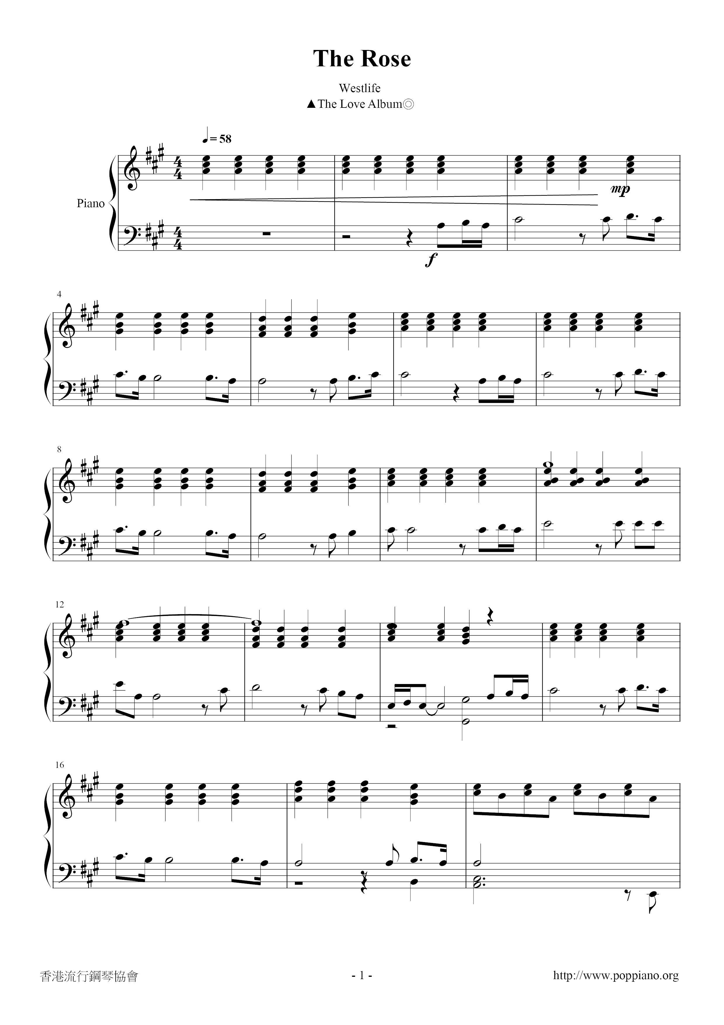 The Rose Score