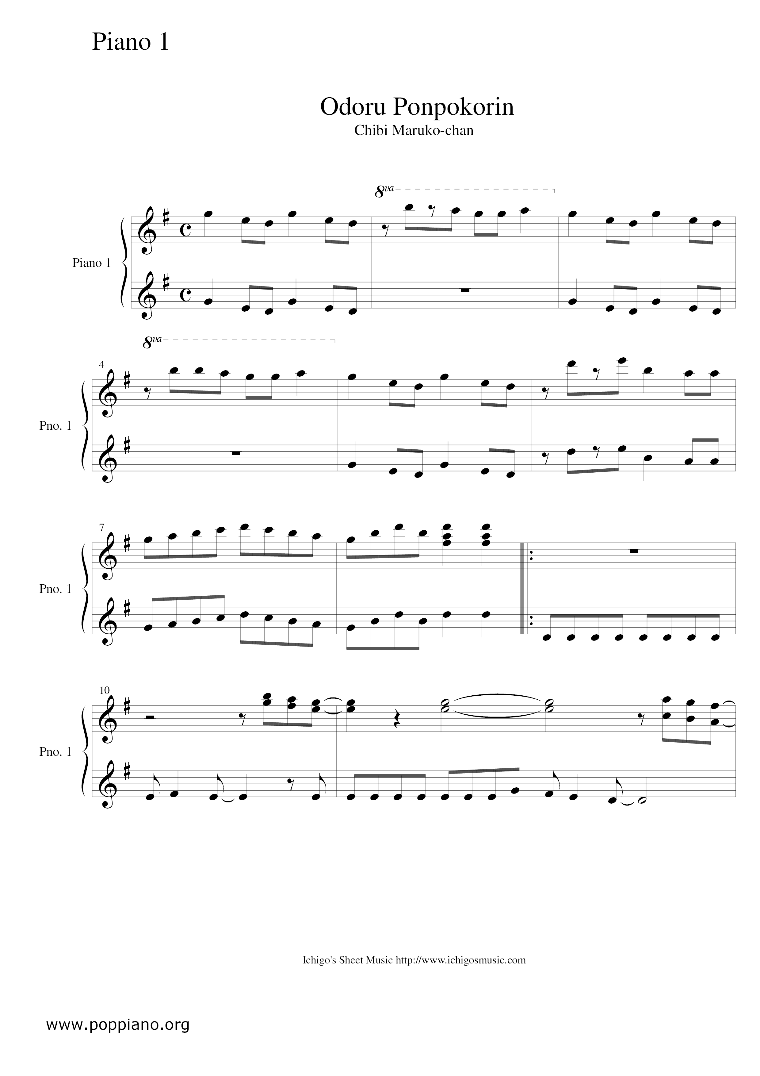 Odoru Ponpokorin Score