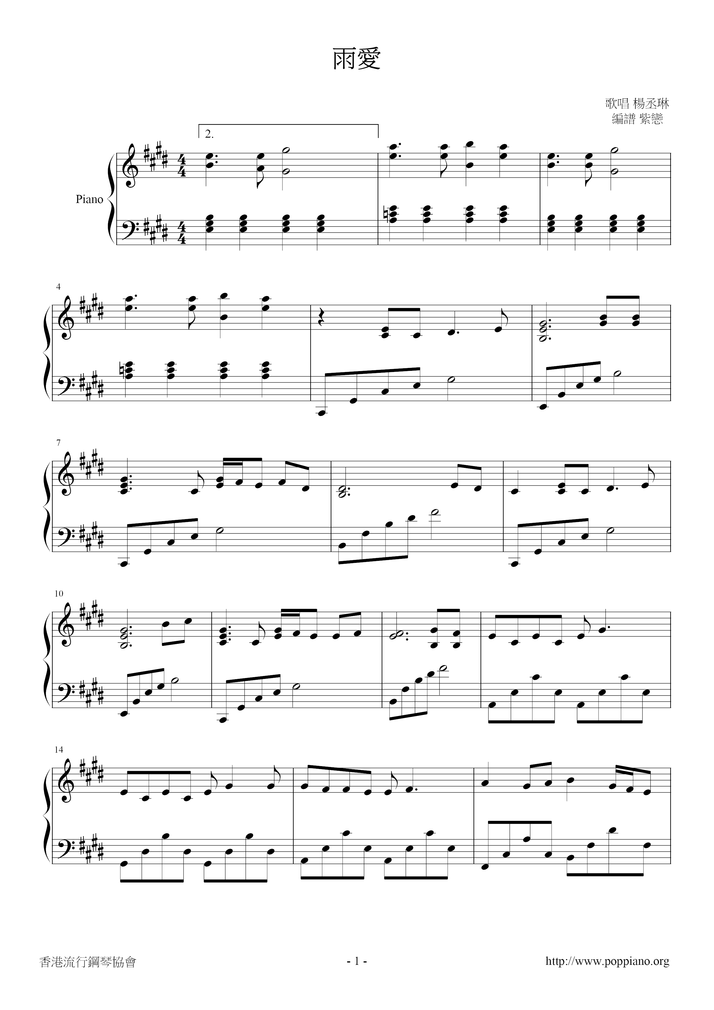 Rain Love Score