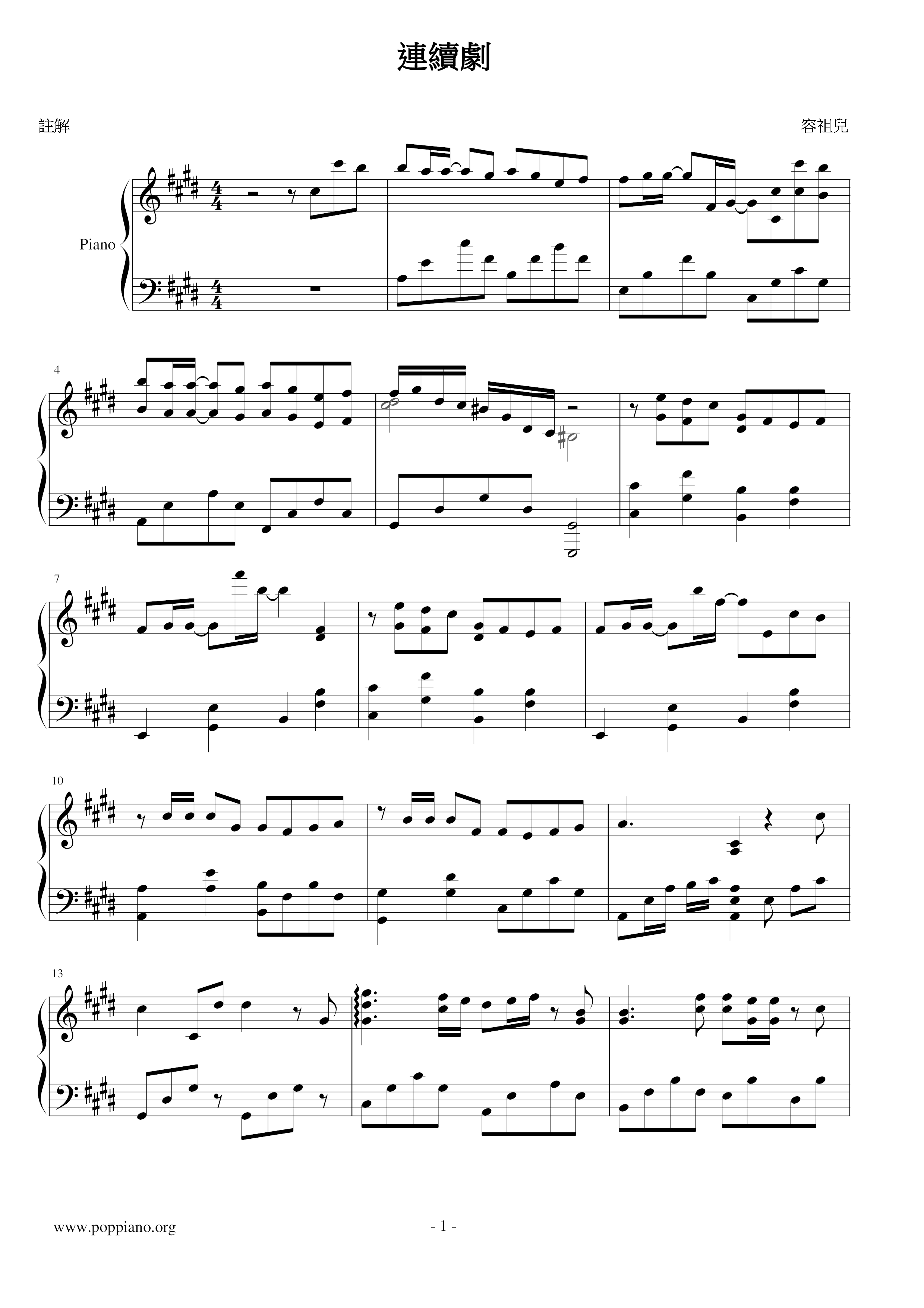 Drama Score