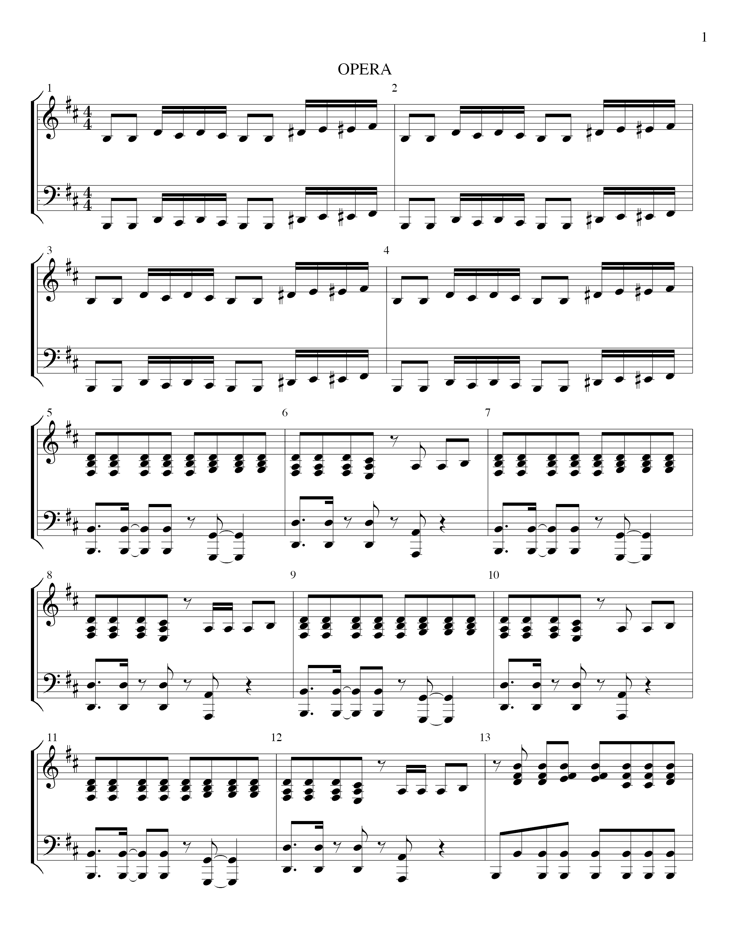 opera Score