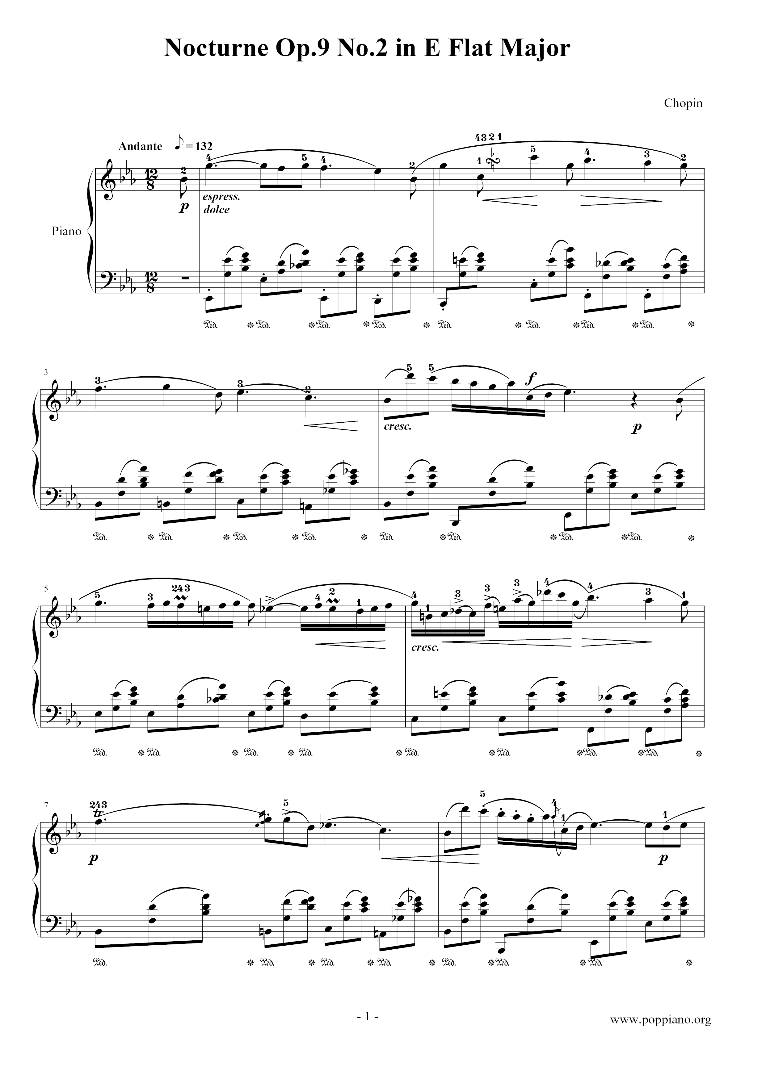 Nocturne No. 02 Score