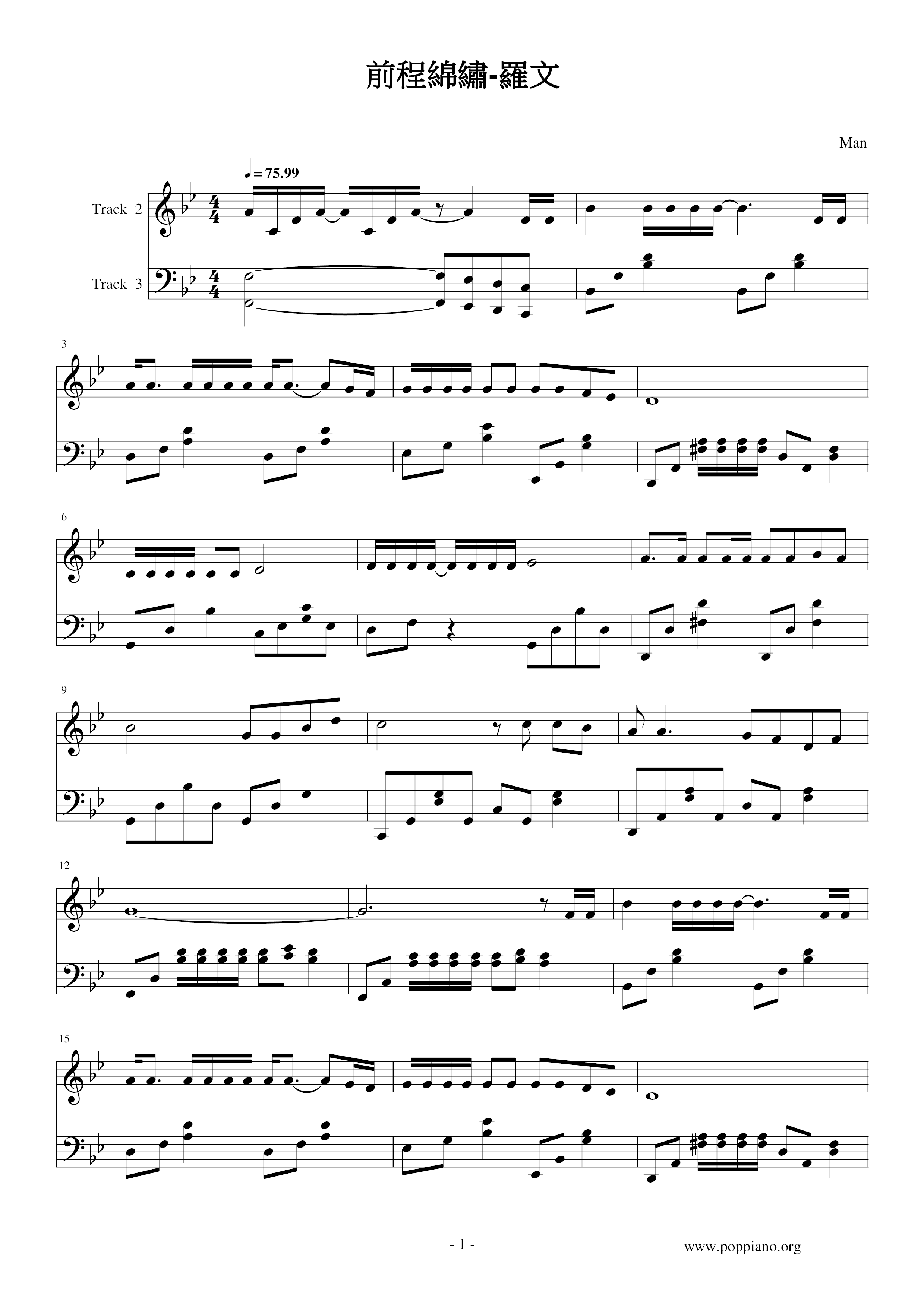 Qian Cheng Mianxiu Score