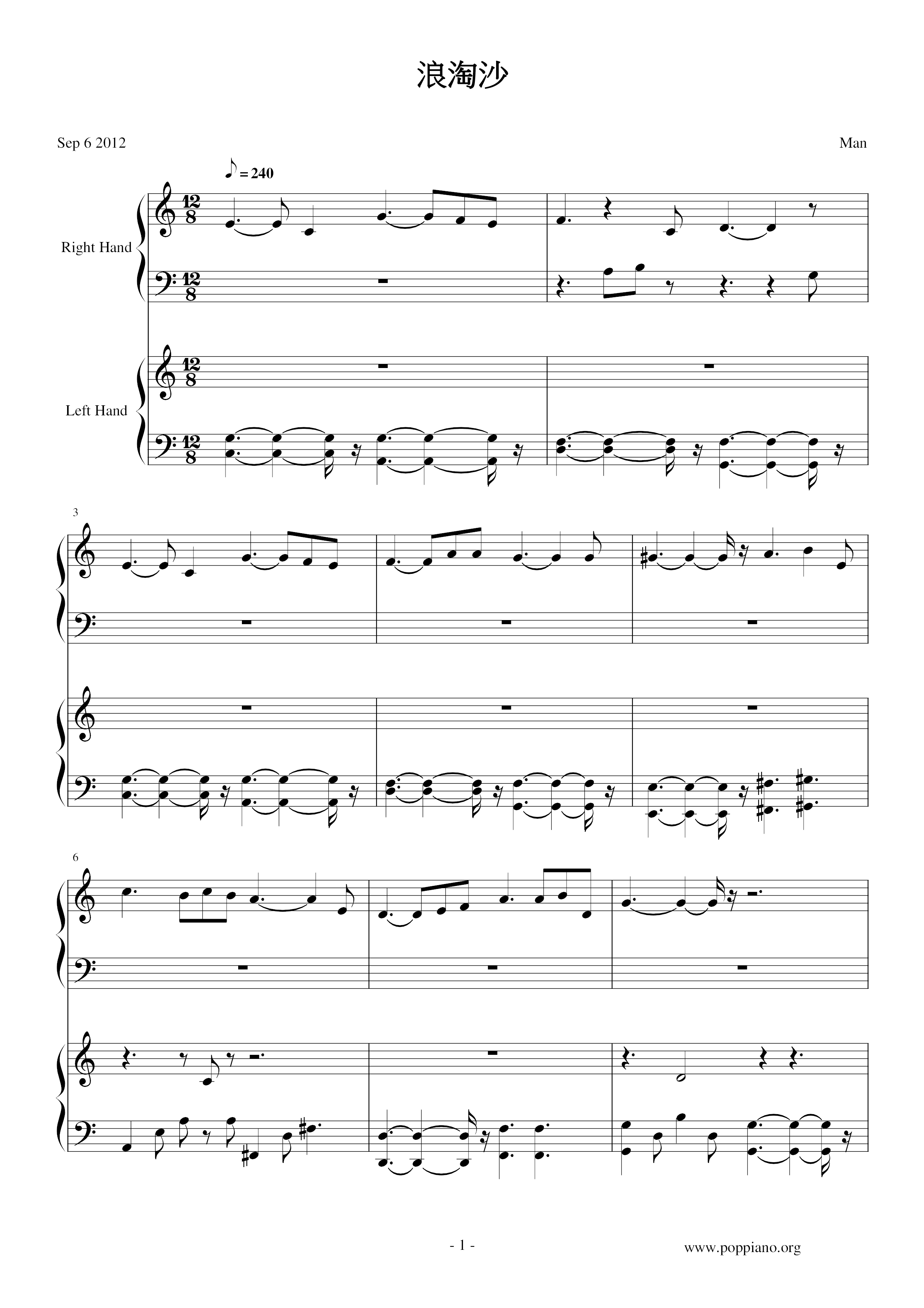 Langtaosha Score