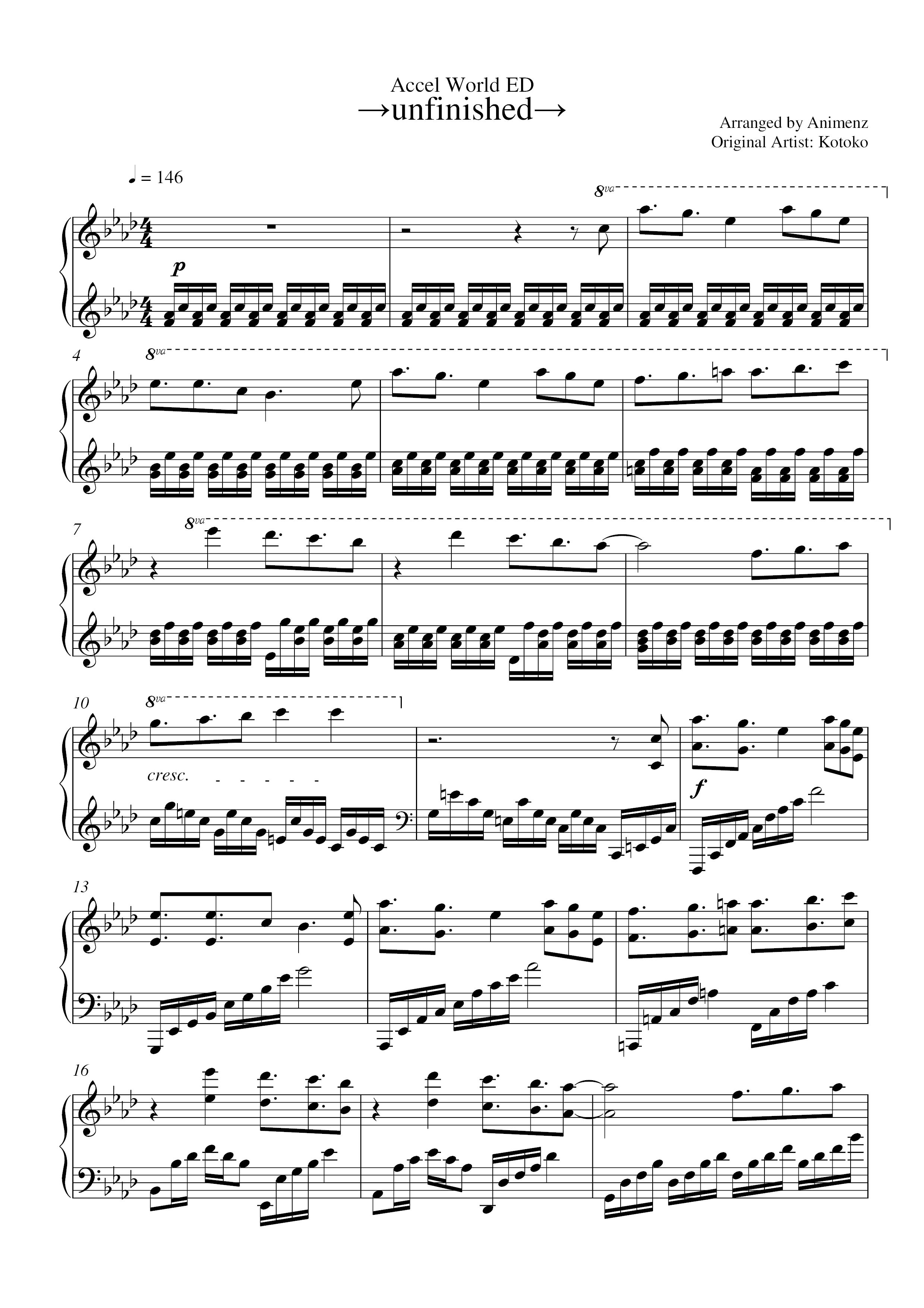 Unfinished Score