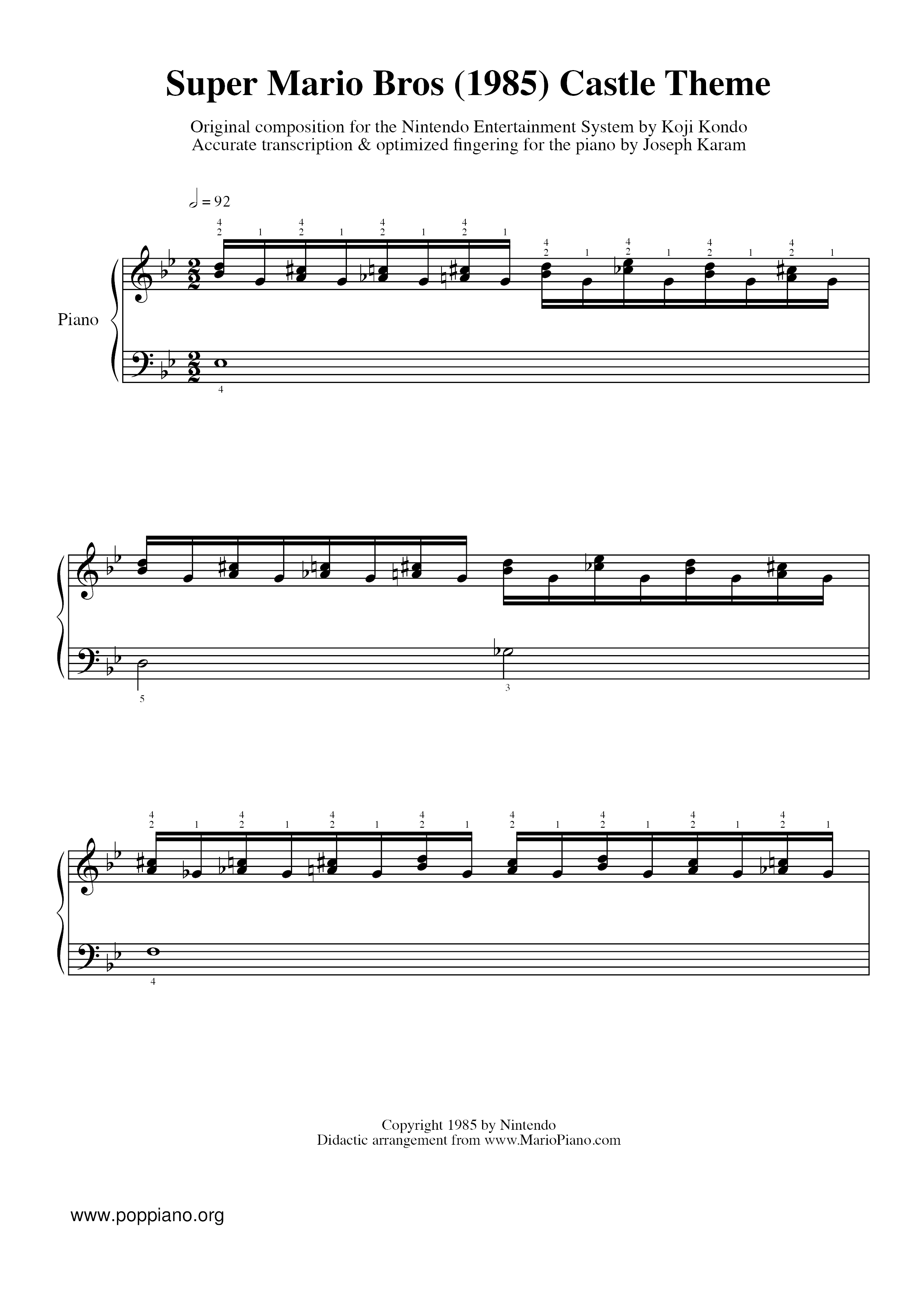 Castle-Theme Score