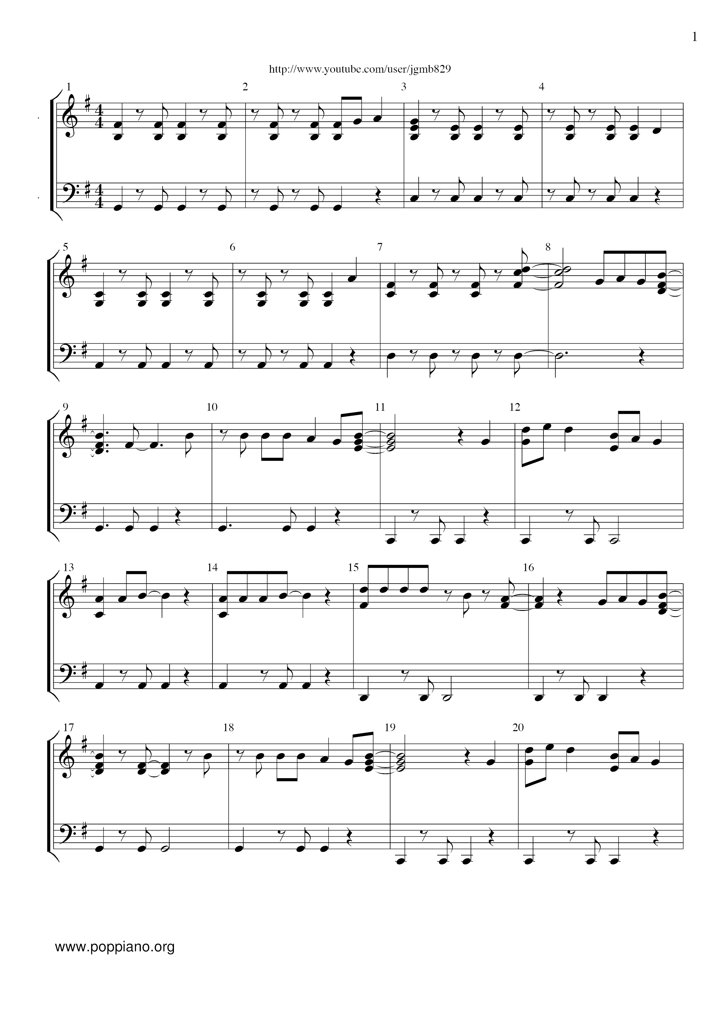 Heartstrings - Fallen For Me Score