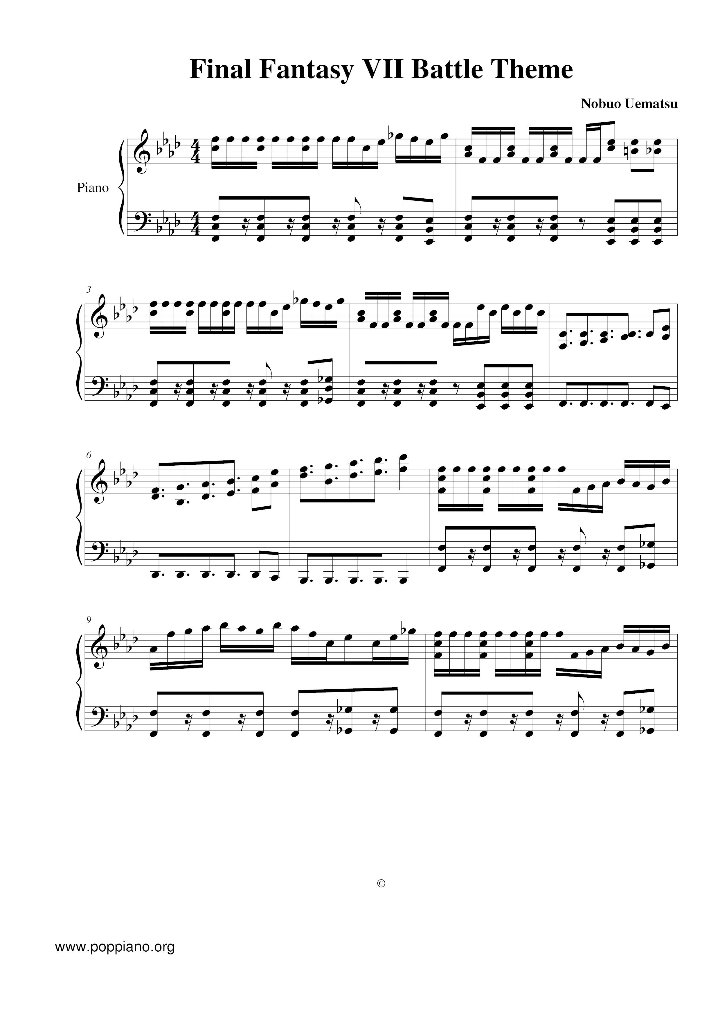 Battle Theme Score