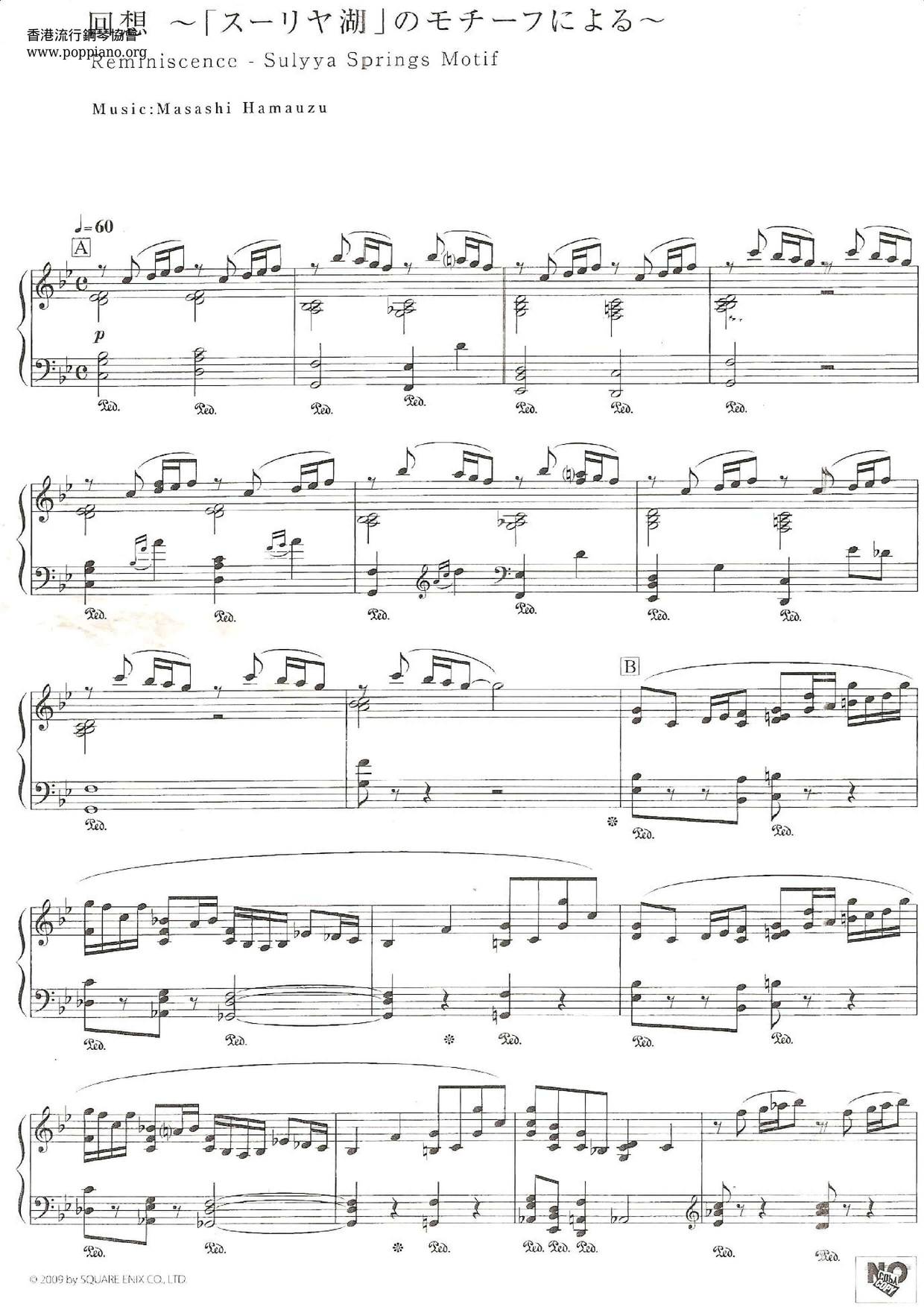 Reminiscence-Sulyva Springs Motif Score