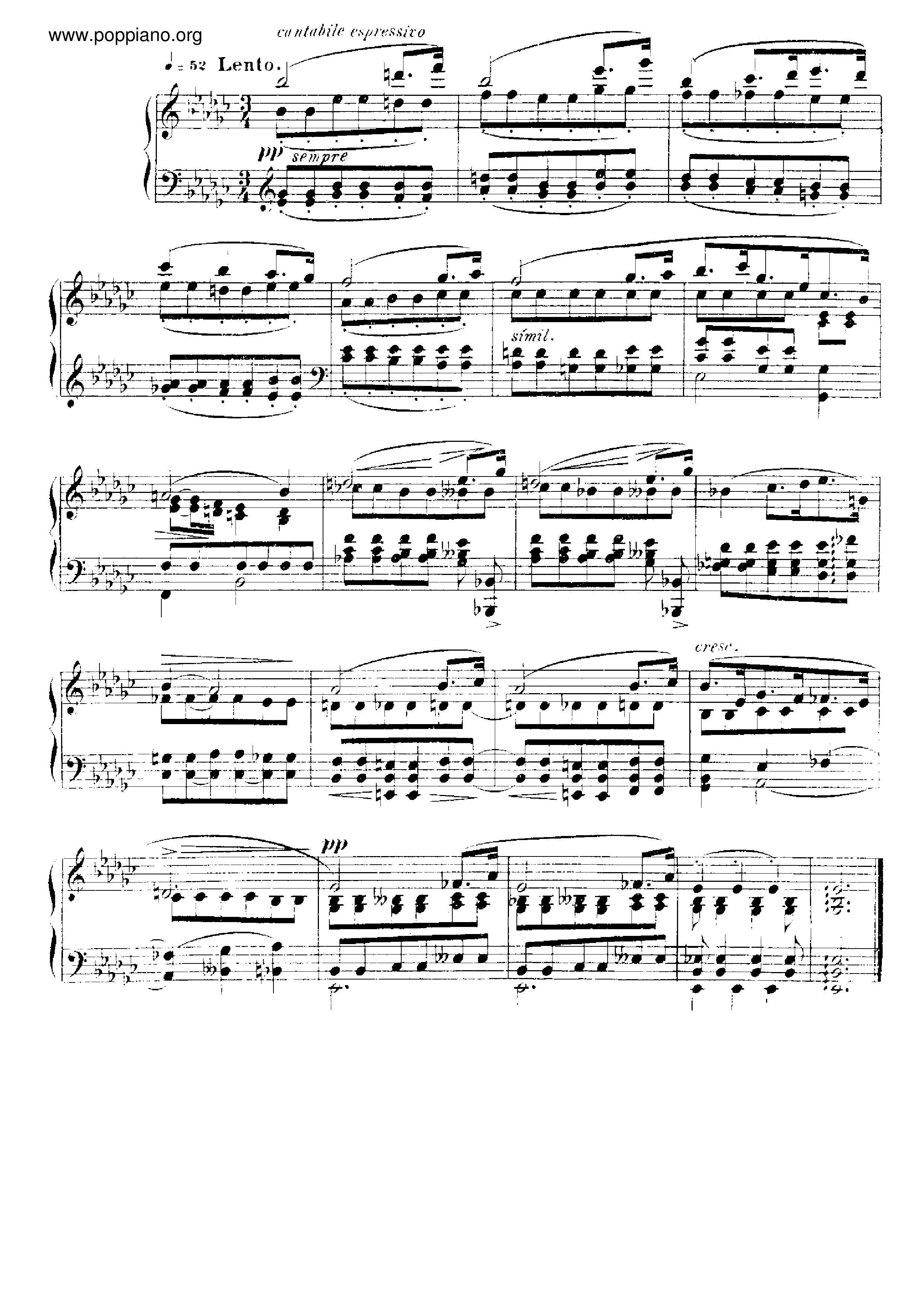 Nocturne No.1-3, Op.33琴譜