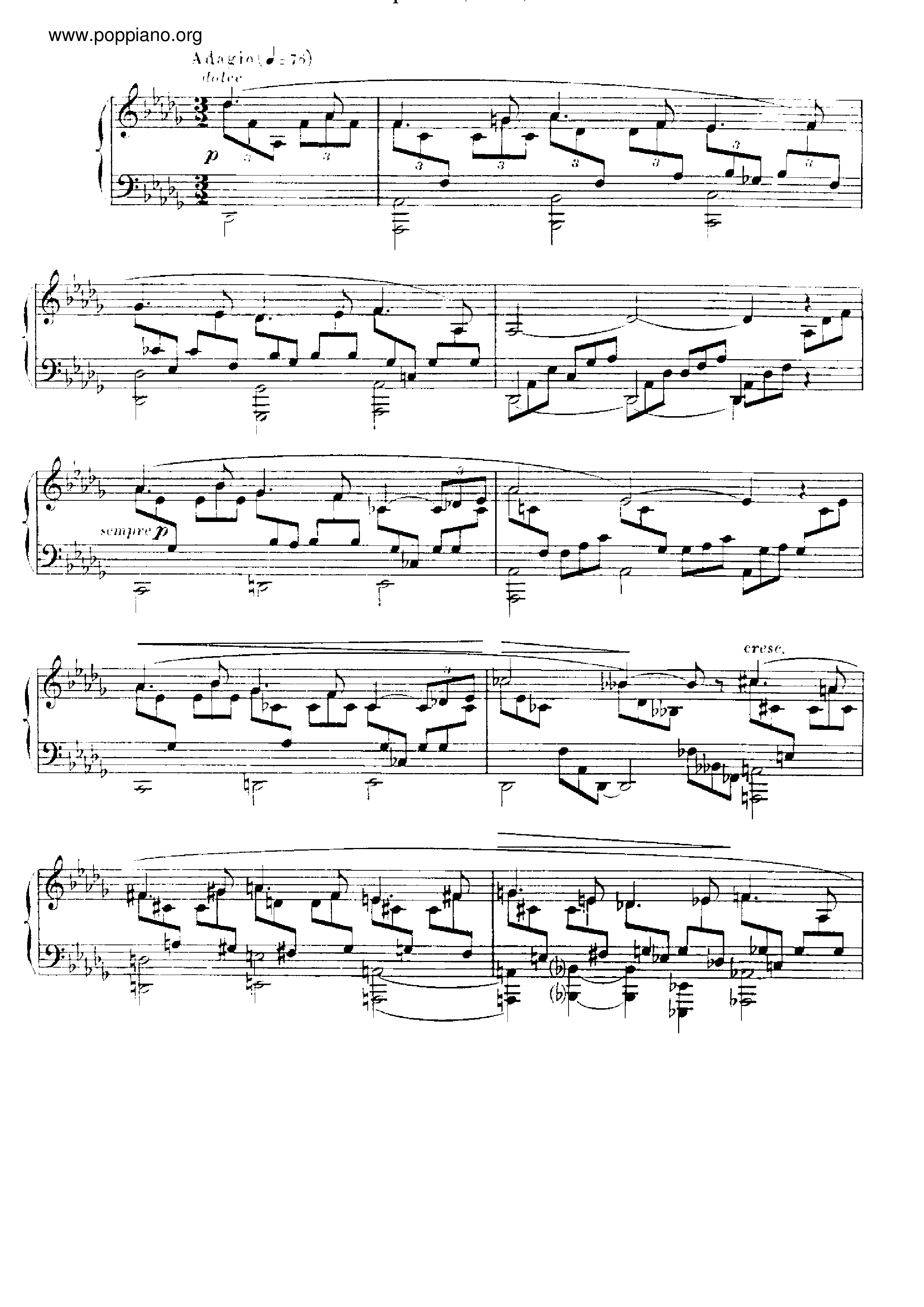 Nocturne No.6, Op.63ピアノ譜