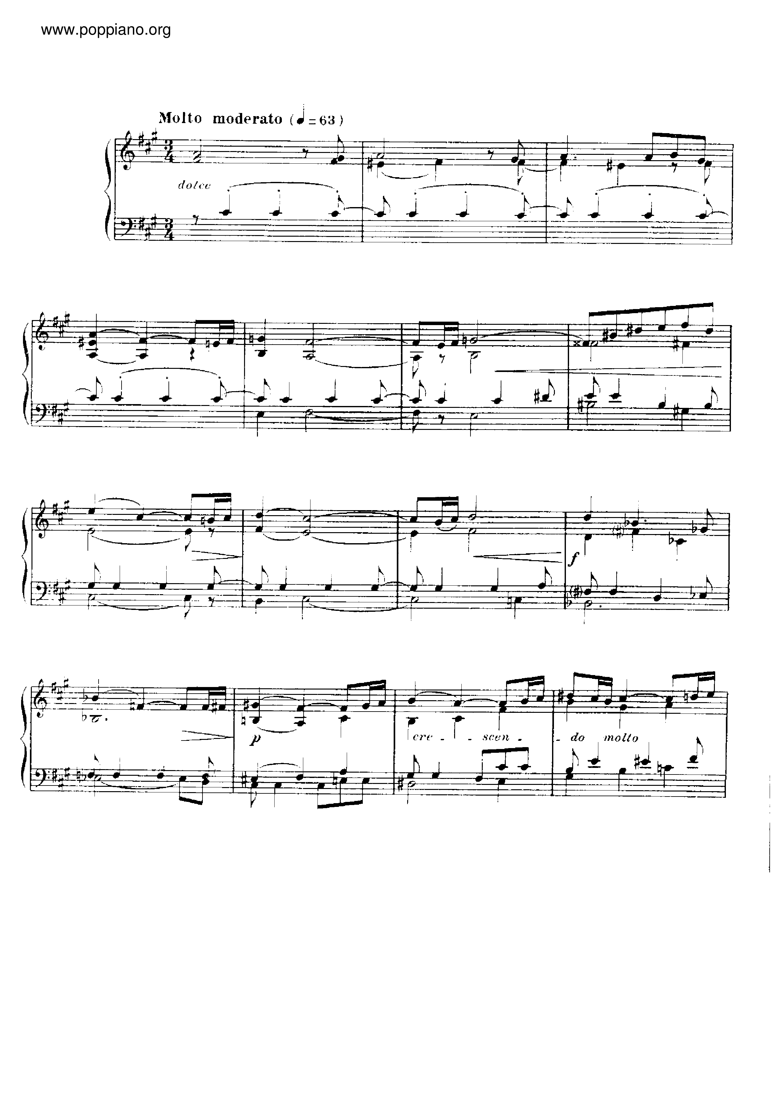 Nocturne No.11, Op.104 Score