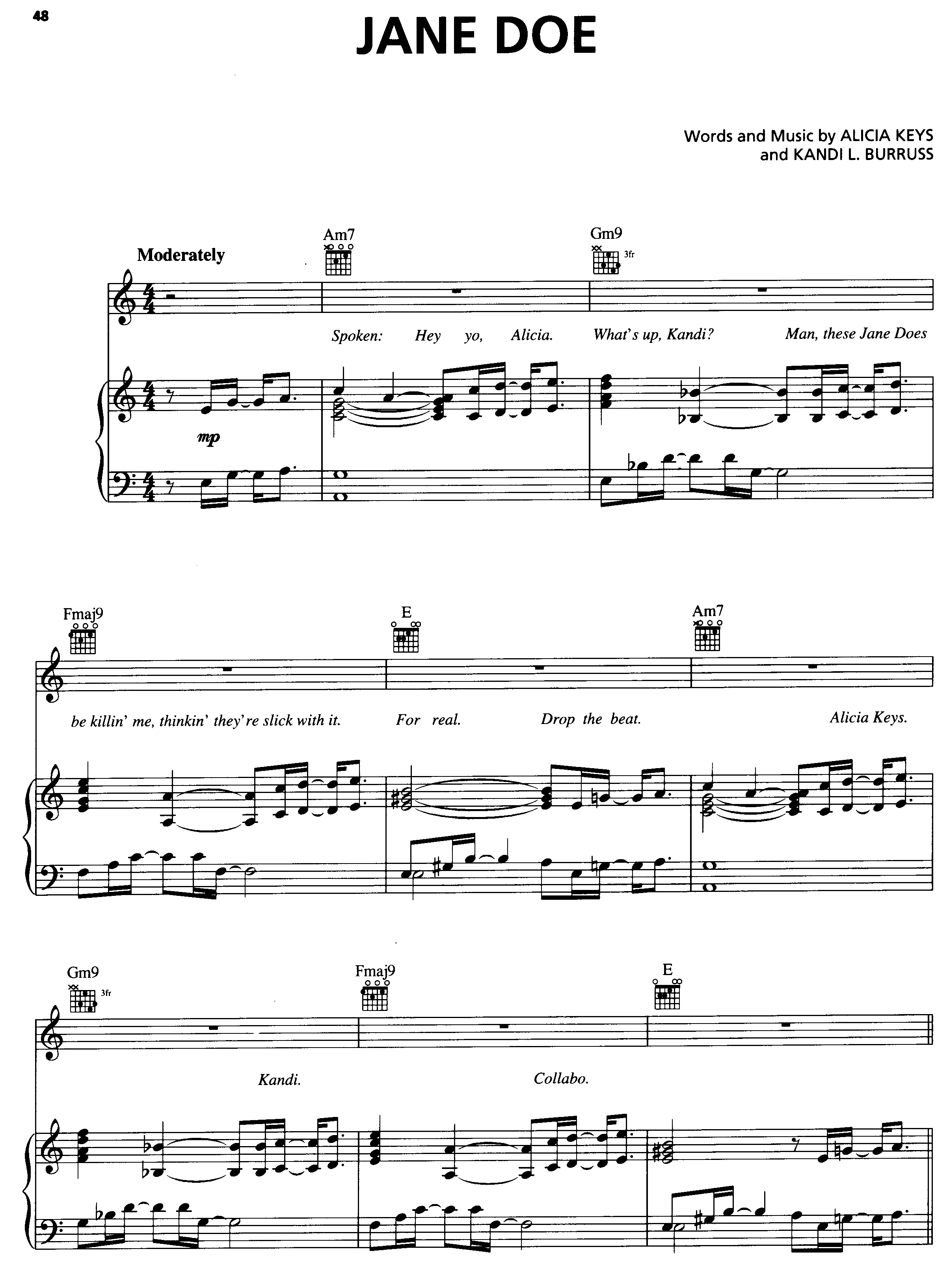 Jane Doe Score