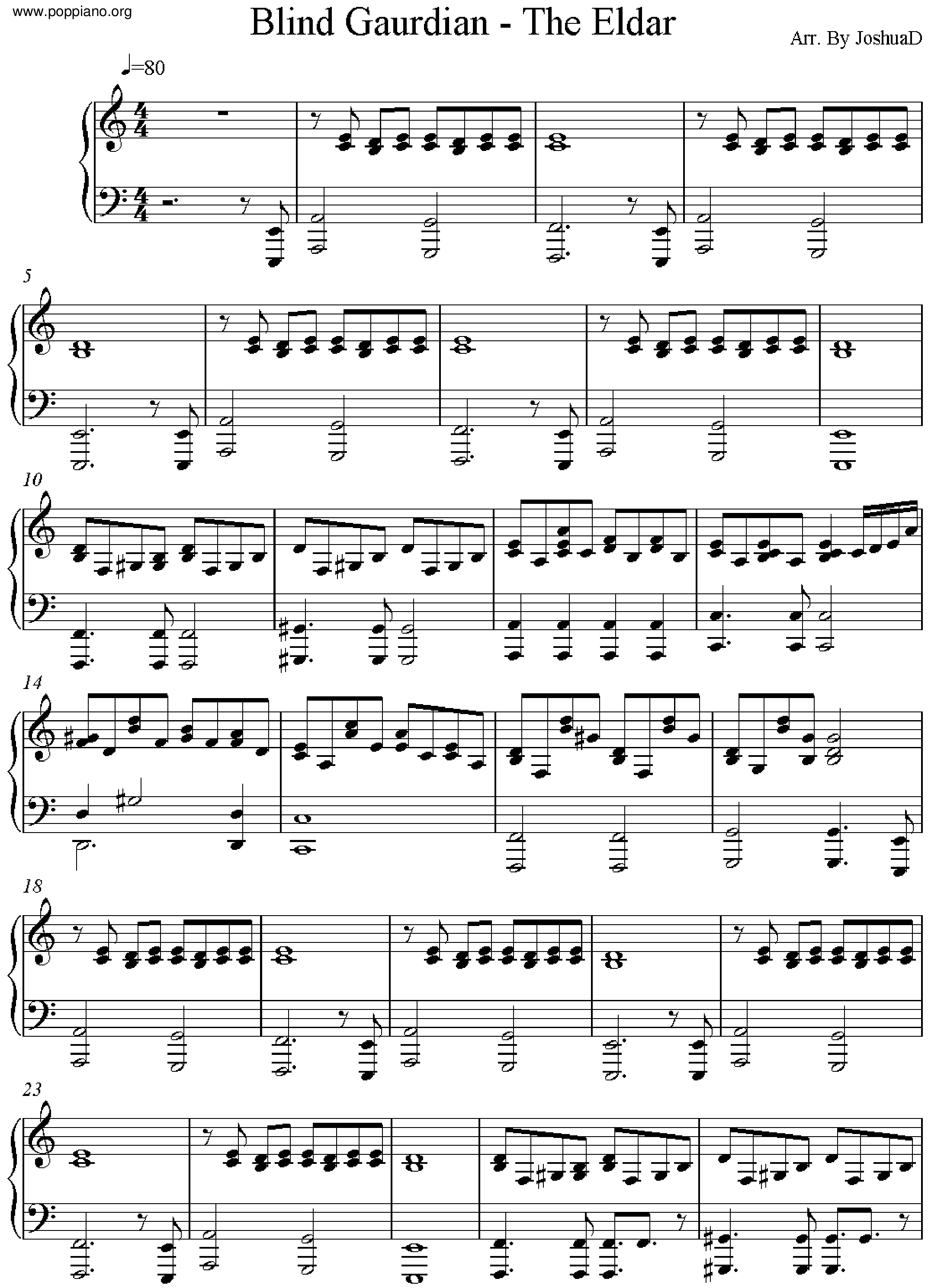 The Eldar Score