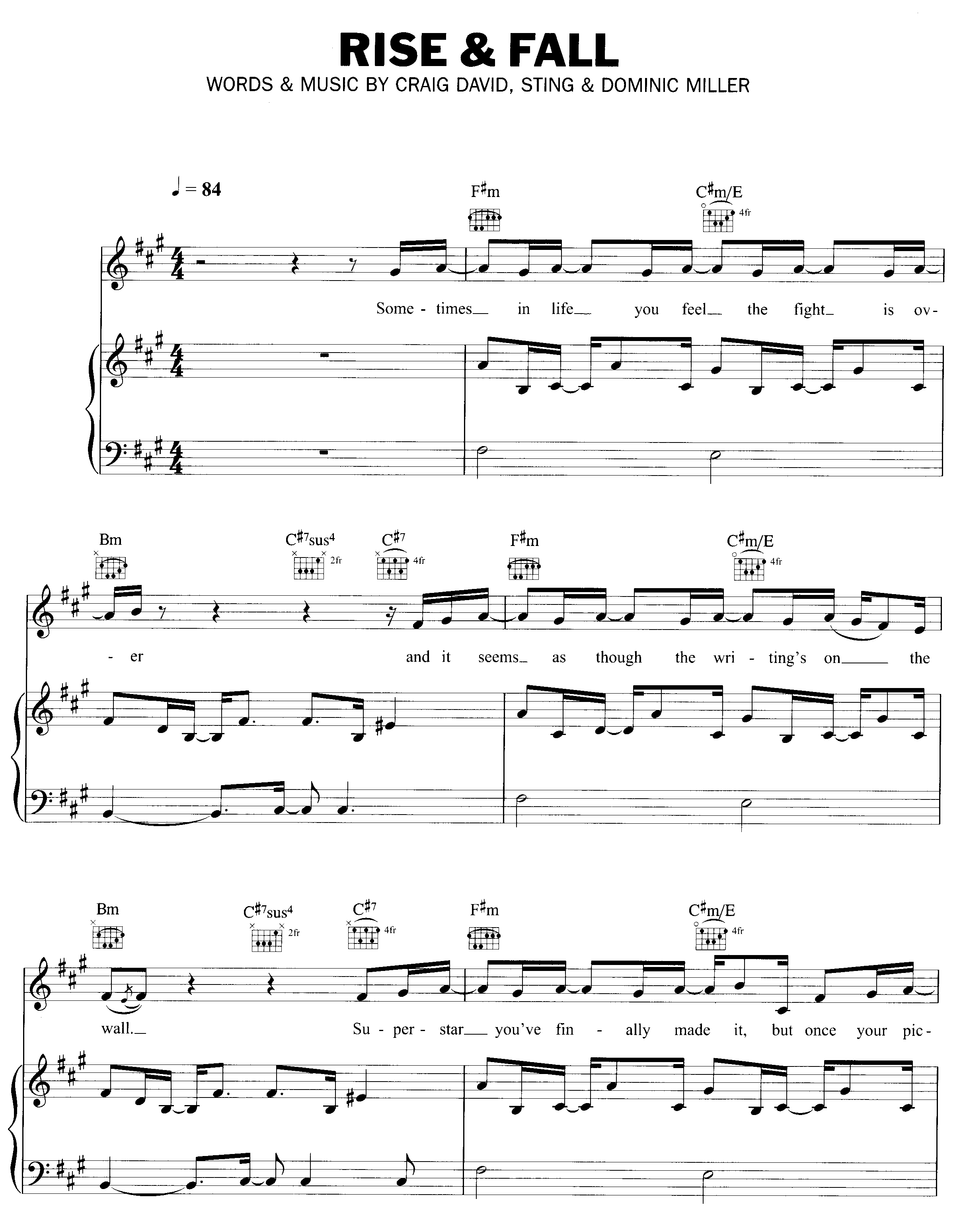 Sting) Score