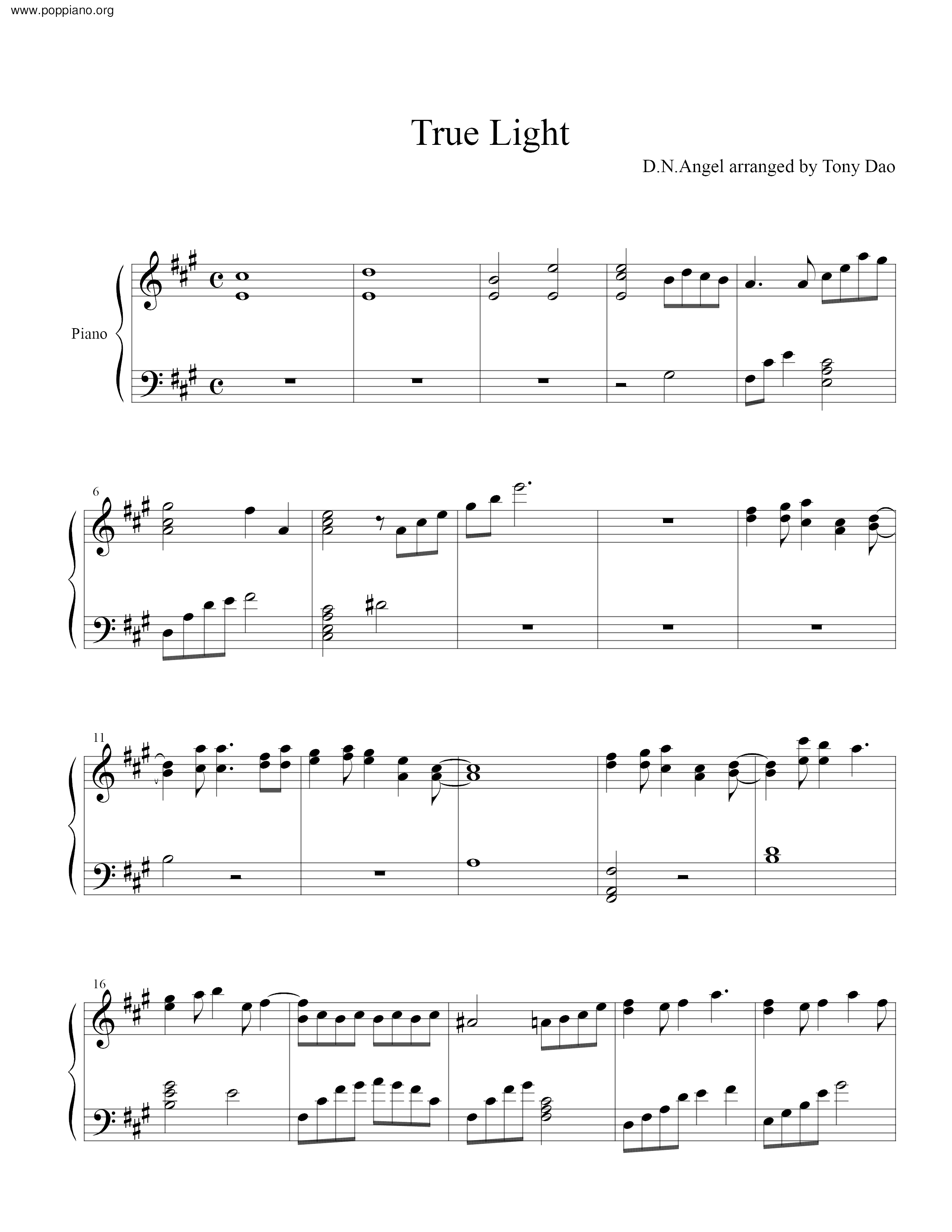 True Light Score