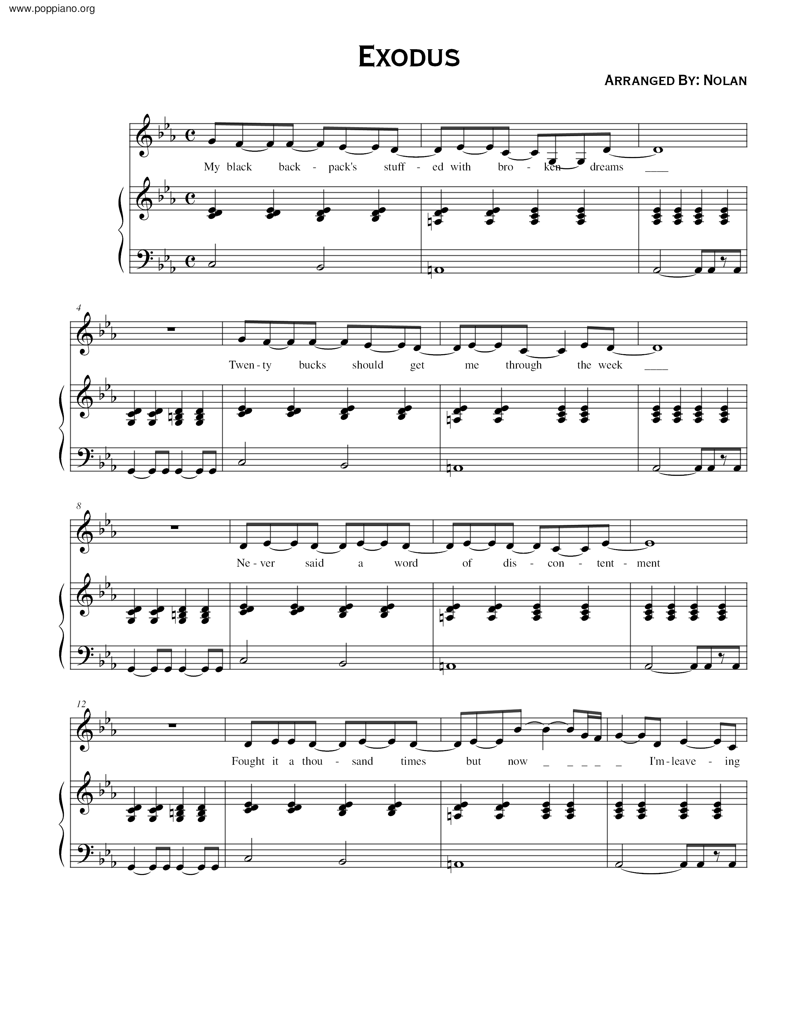 Exodus Score