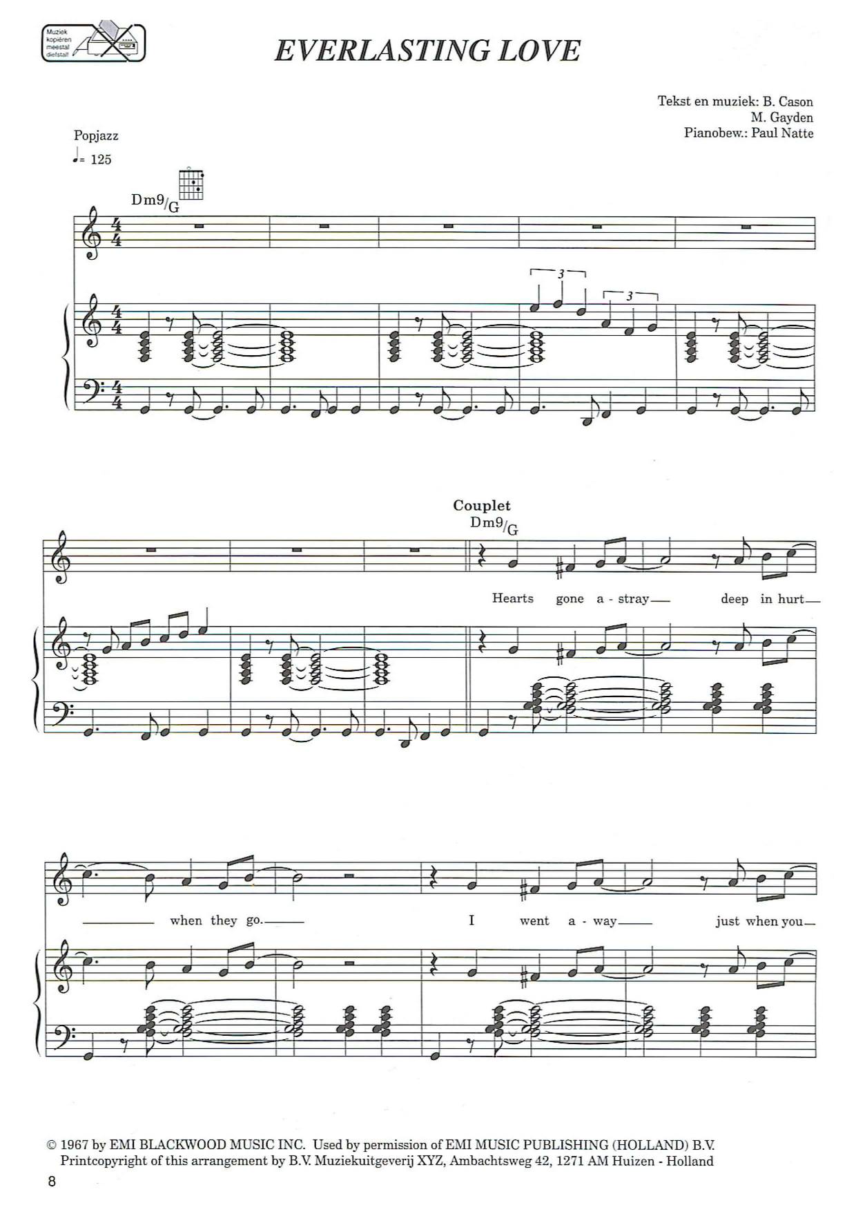 Everlasting Love Score