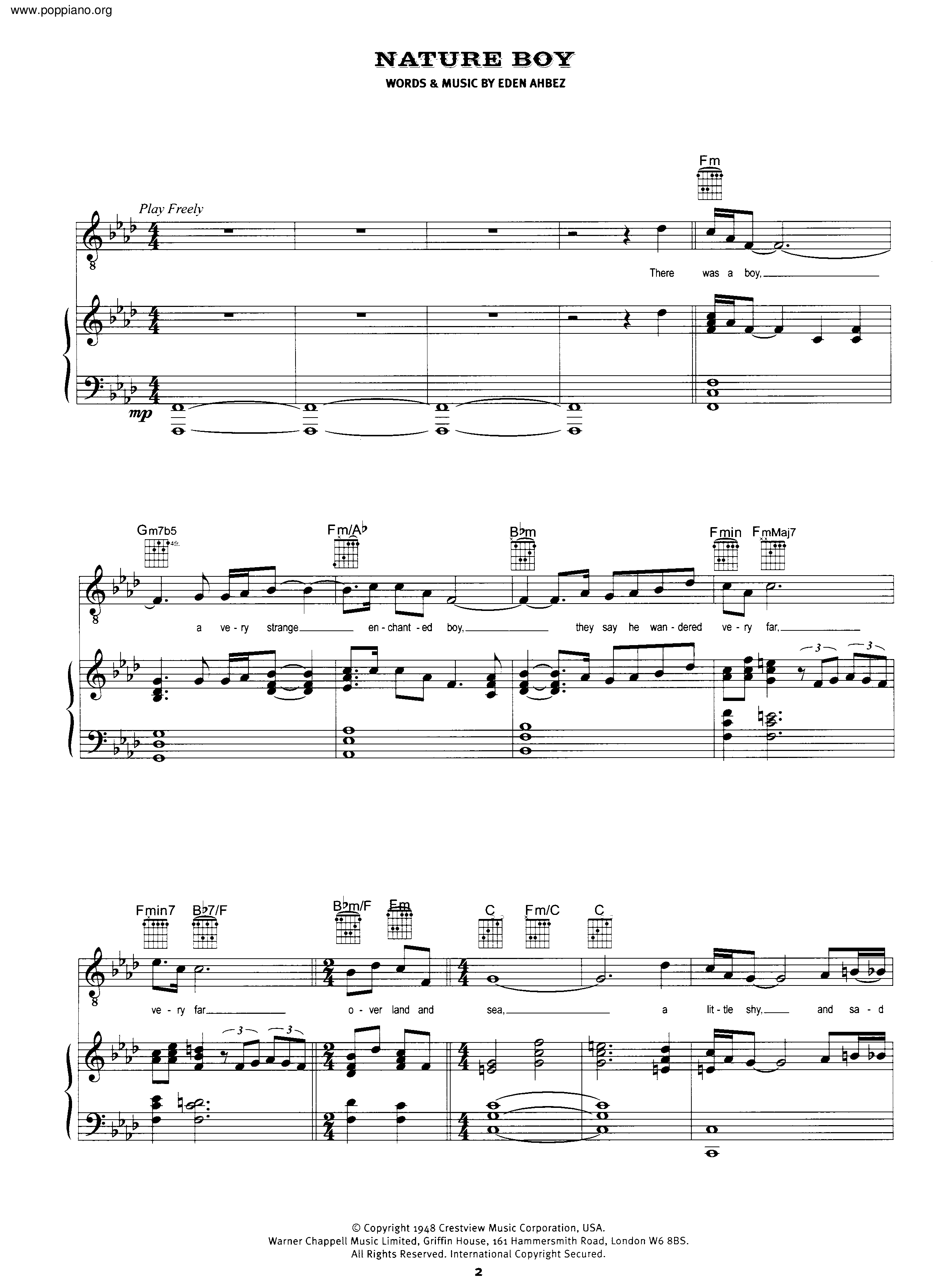 Moulin Rouge - Nature Boy Score