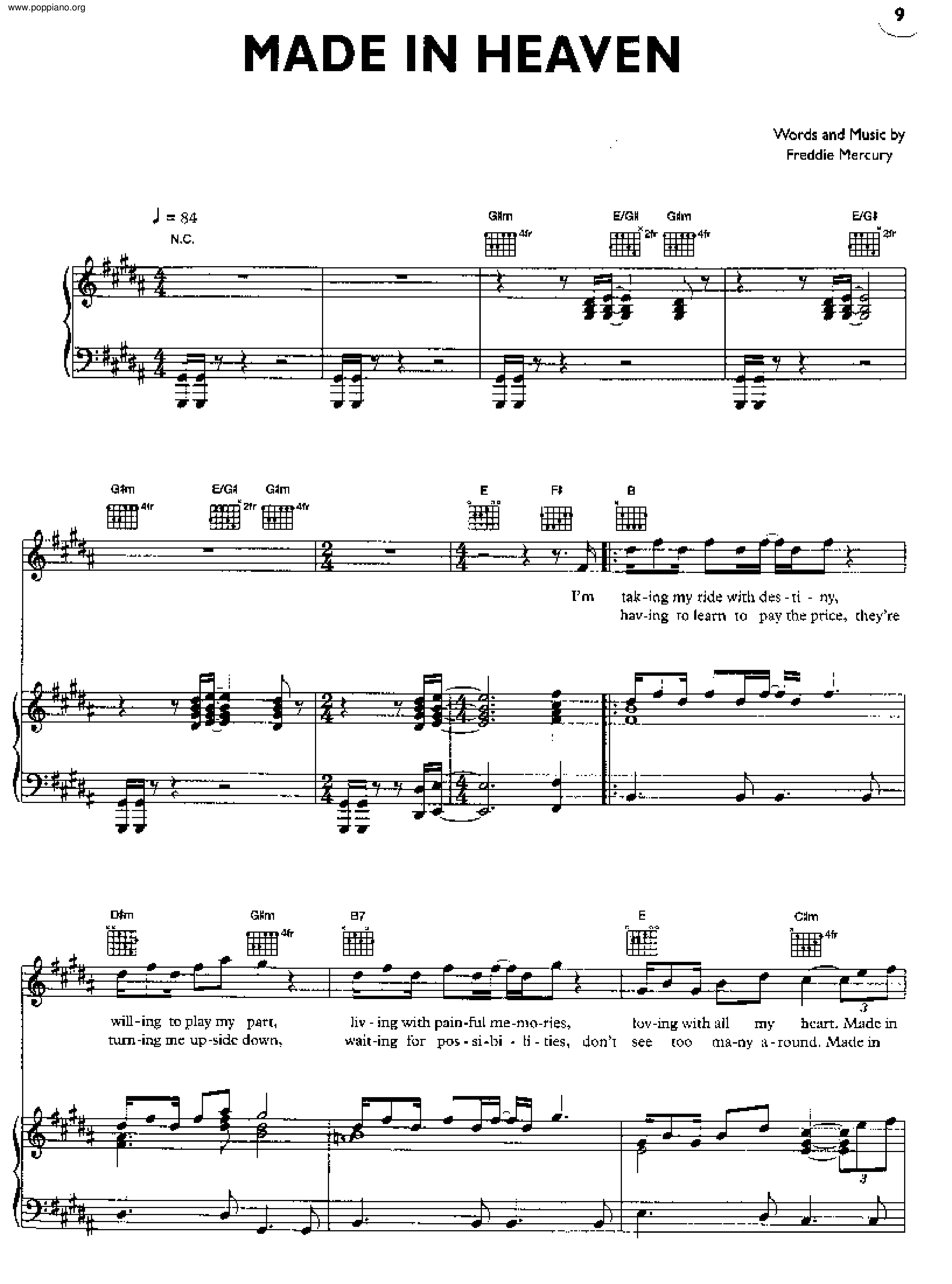 Made In Heaven Score