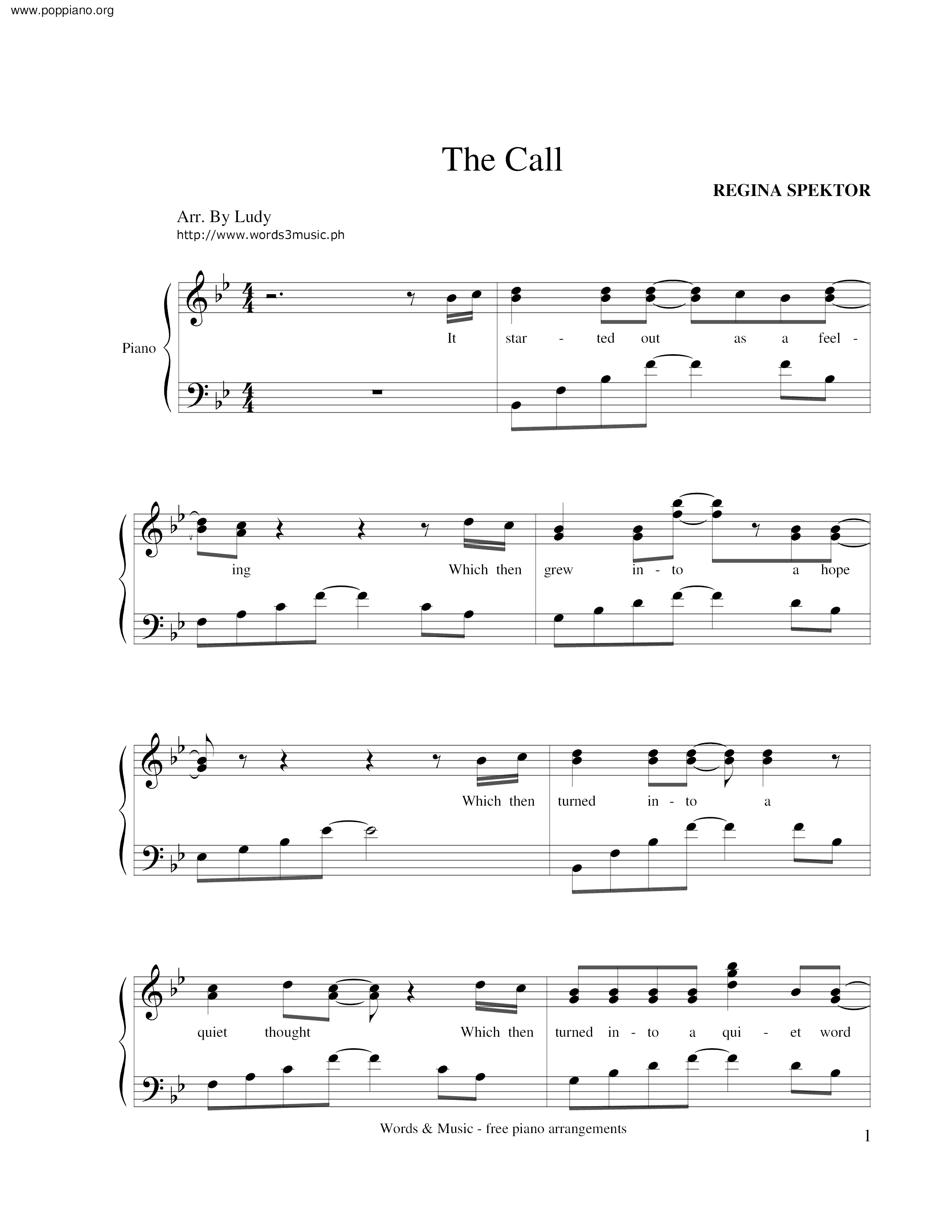 The Call Score