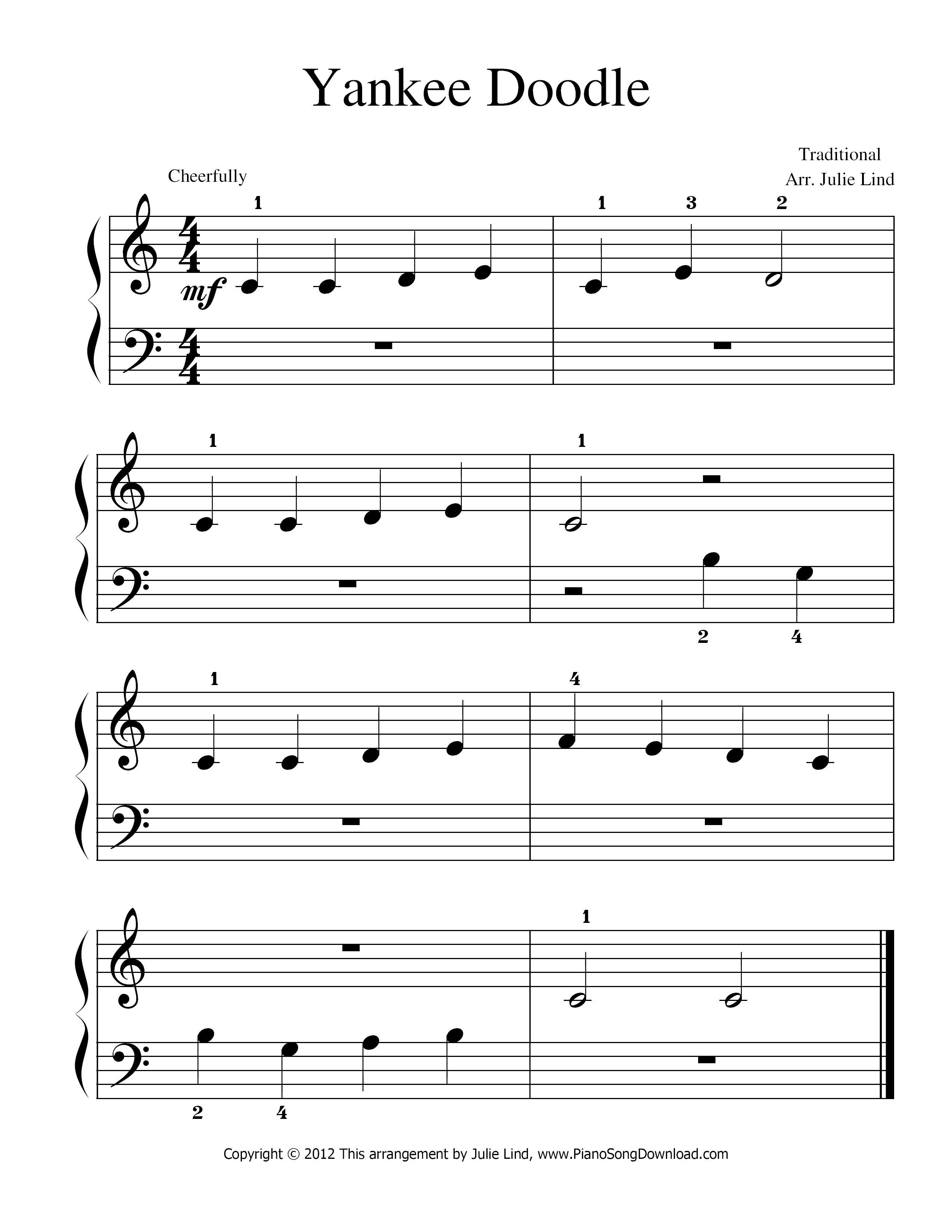 ☆ Cançons infantils-Yankee Doodle (fàcil) Full☆ Cançons infantils-Yankee Doodle (fàcil) Full  