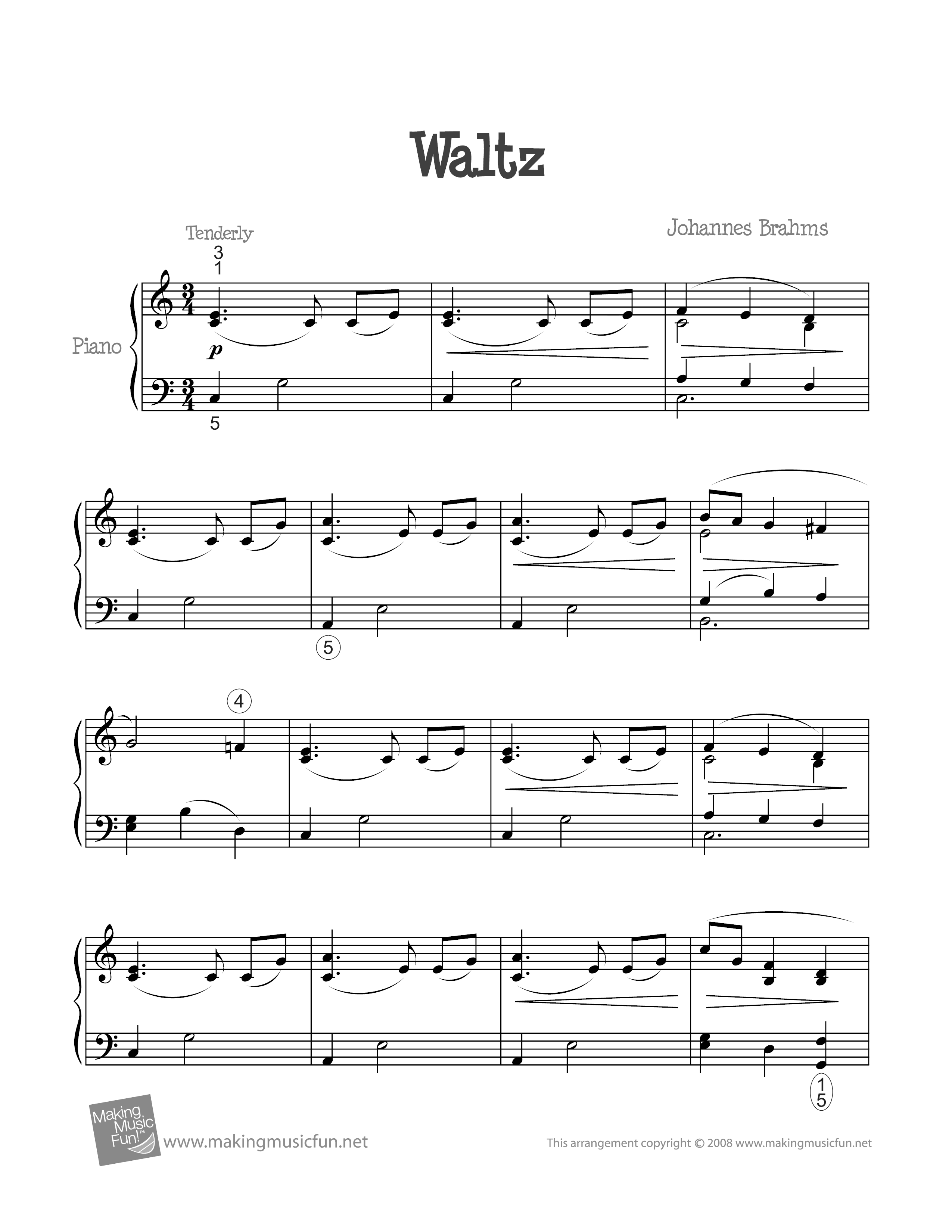 Waltz in Abピアノ譜