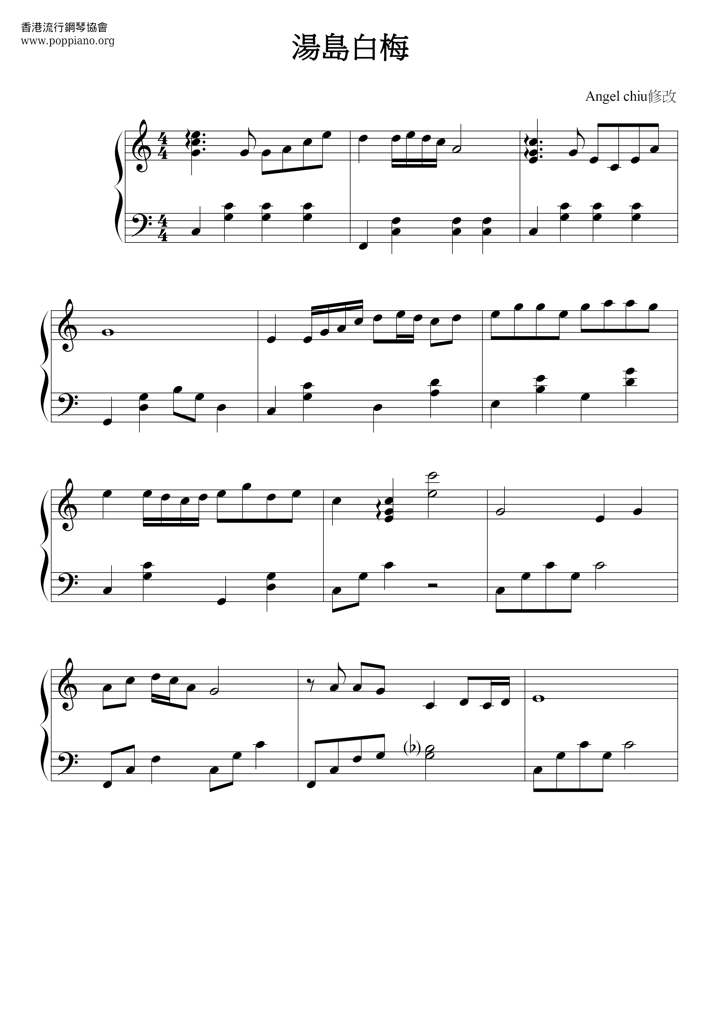 Tears On The Love River Bridge Score