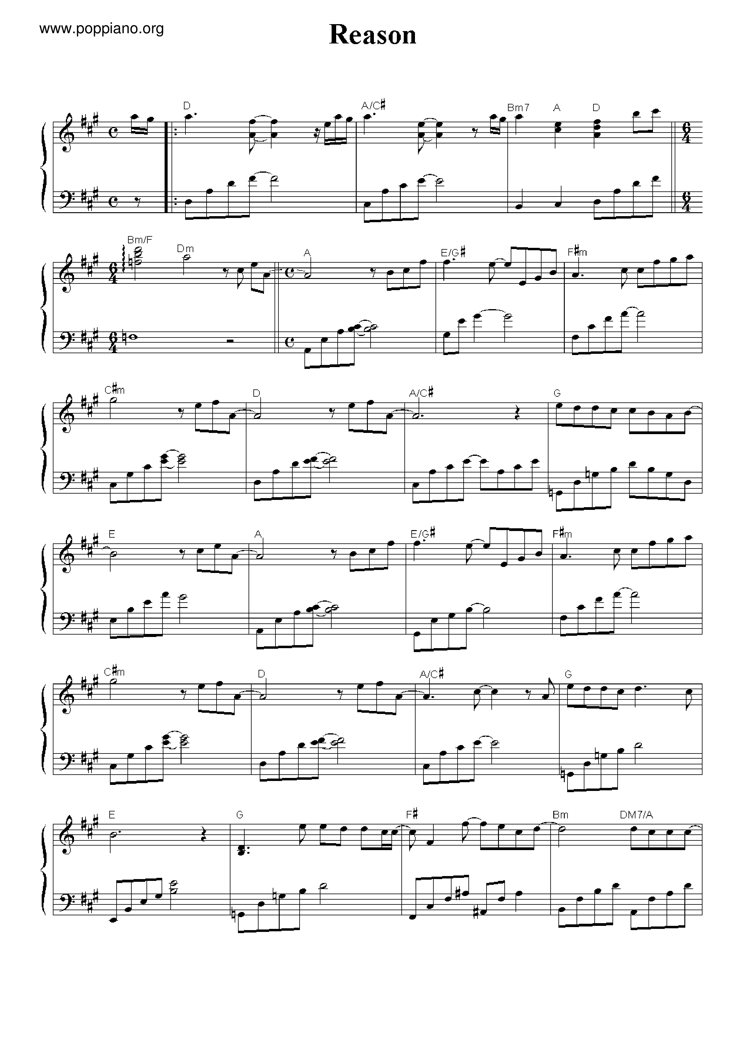 Winter Sonata - Reason Score