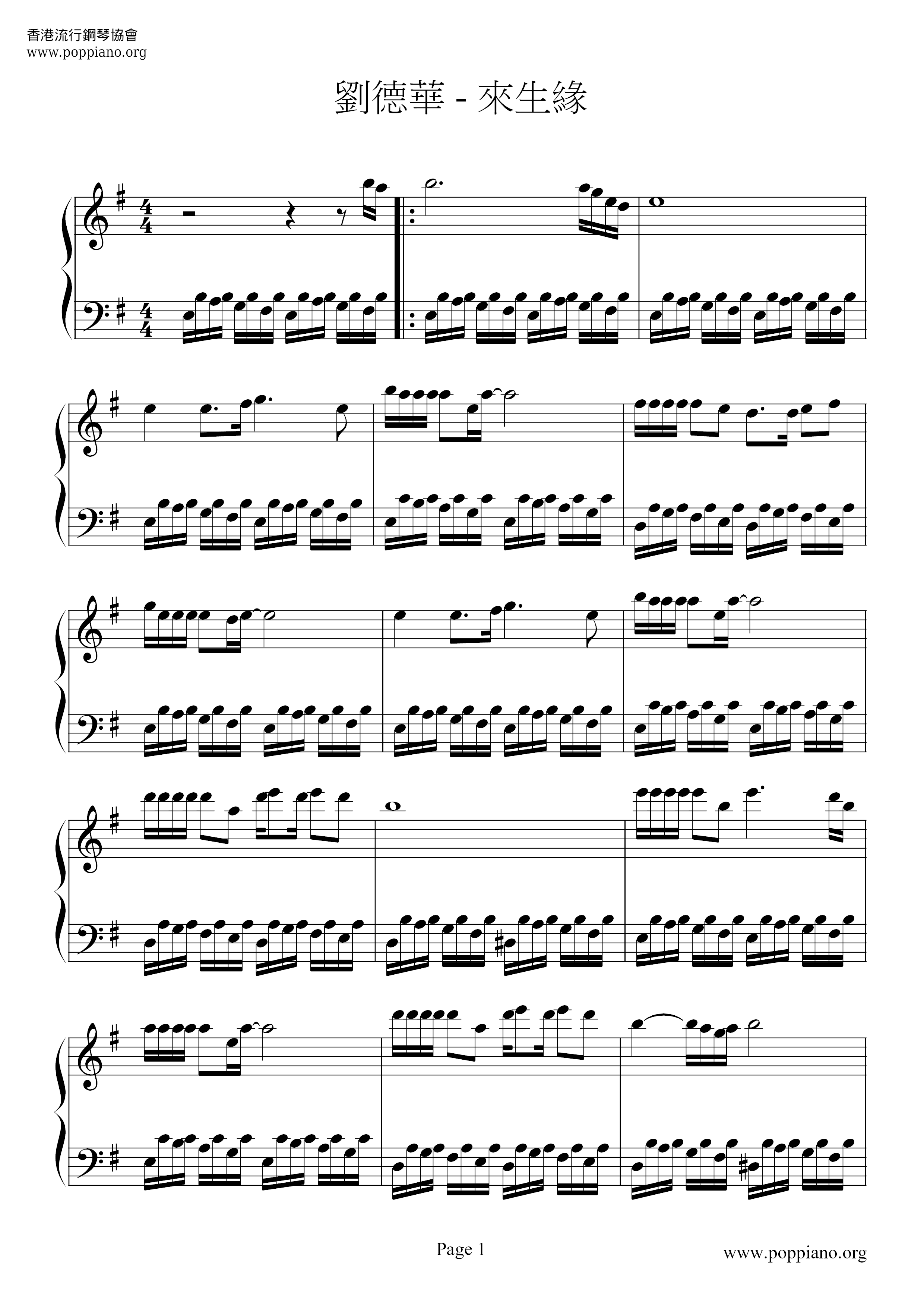 Lai Sheng Yuan Score
