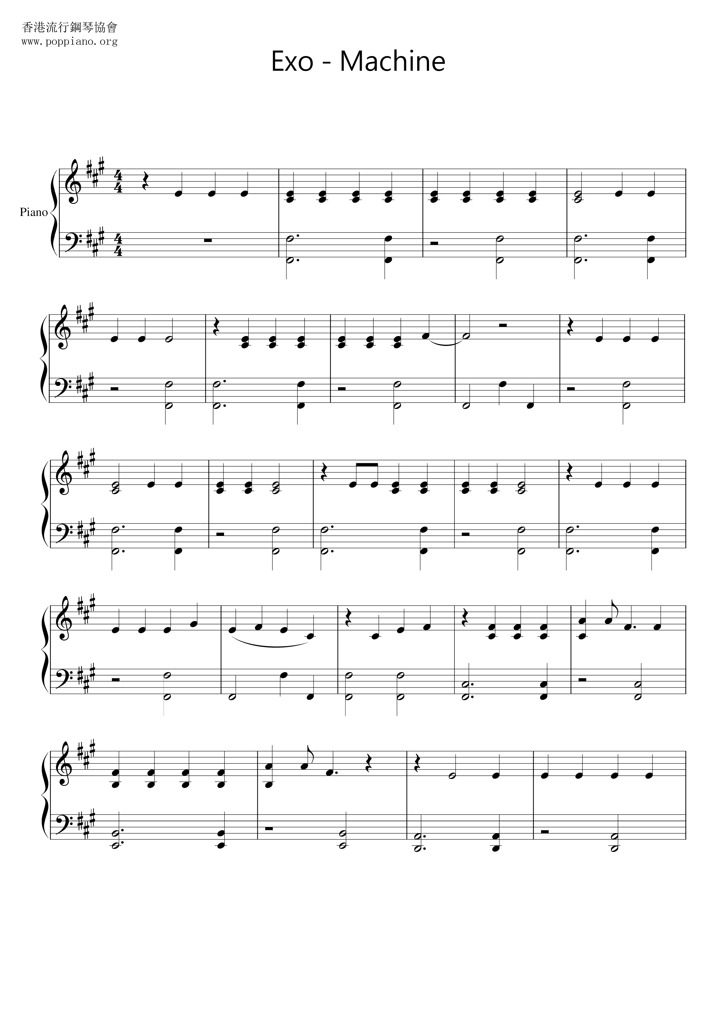 Machine Score