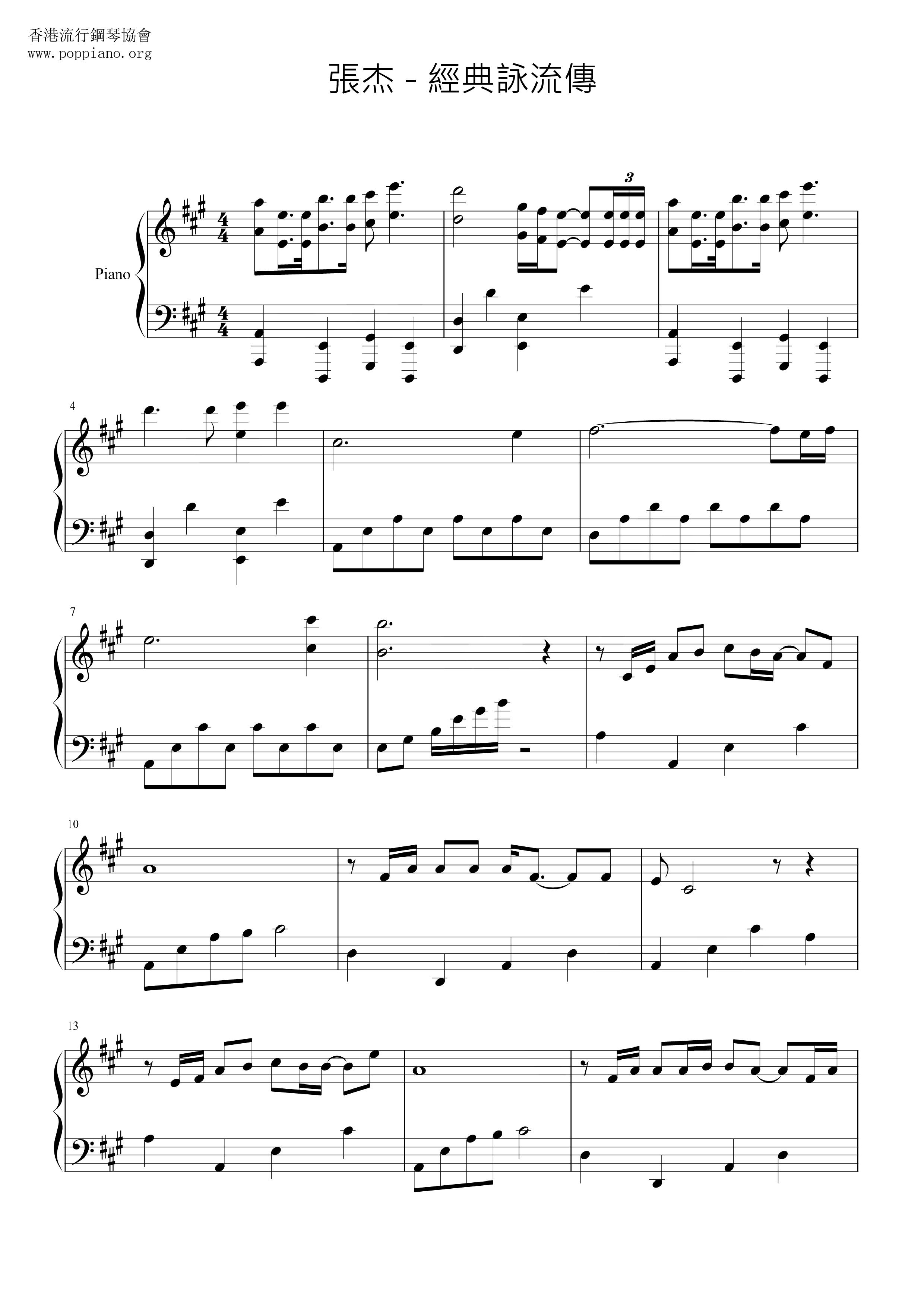 Classic Chanting Score