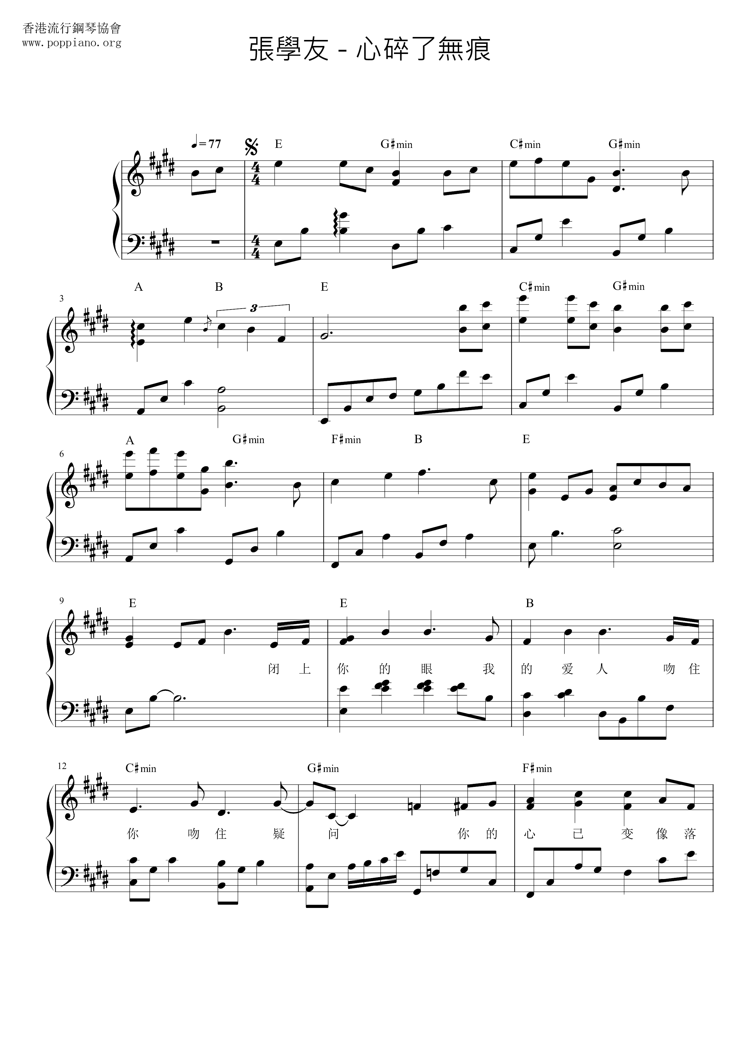 Broken Heart Score