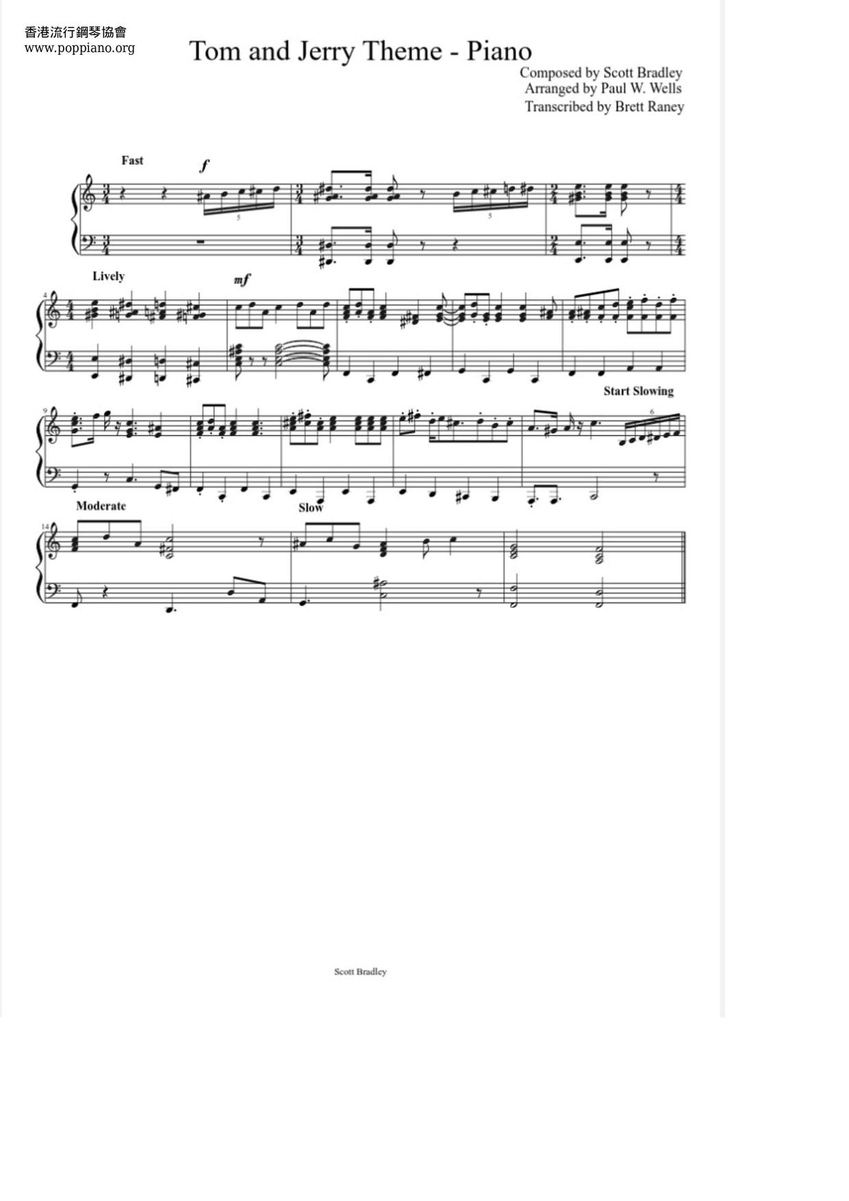 Tom And Jerry Theme Score