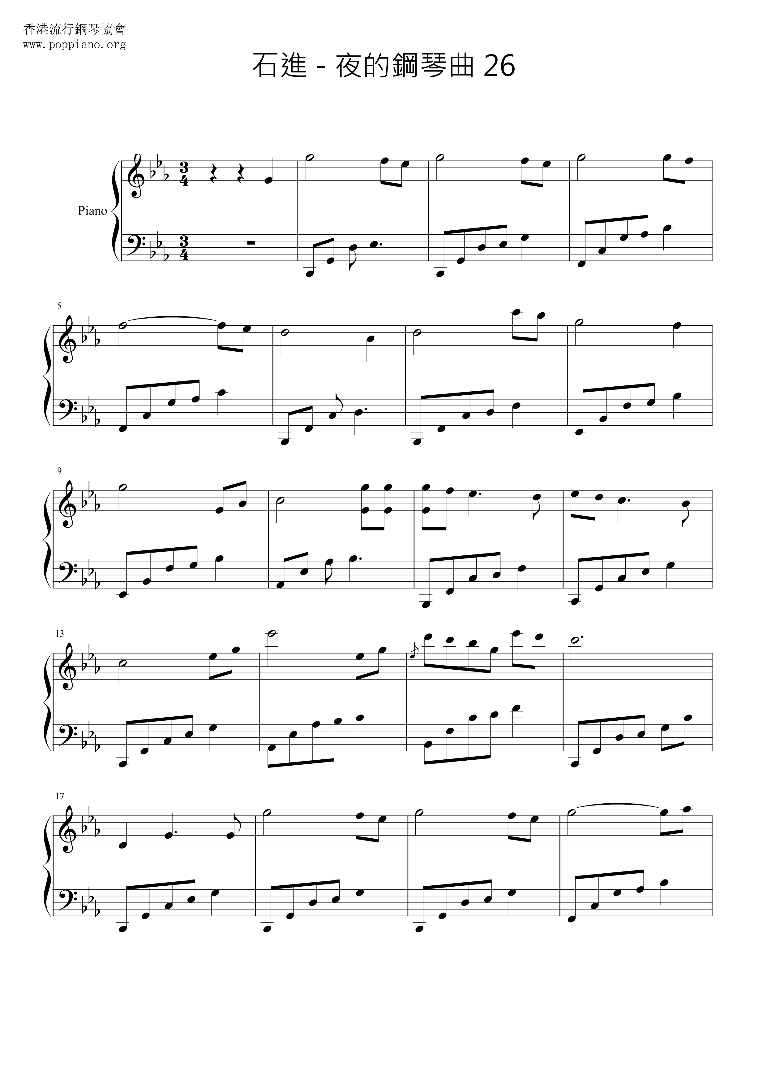 Melody Of The Night 26 Score