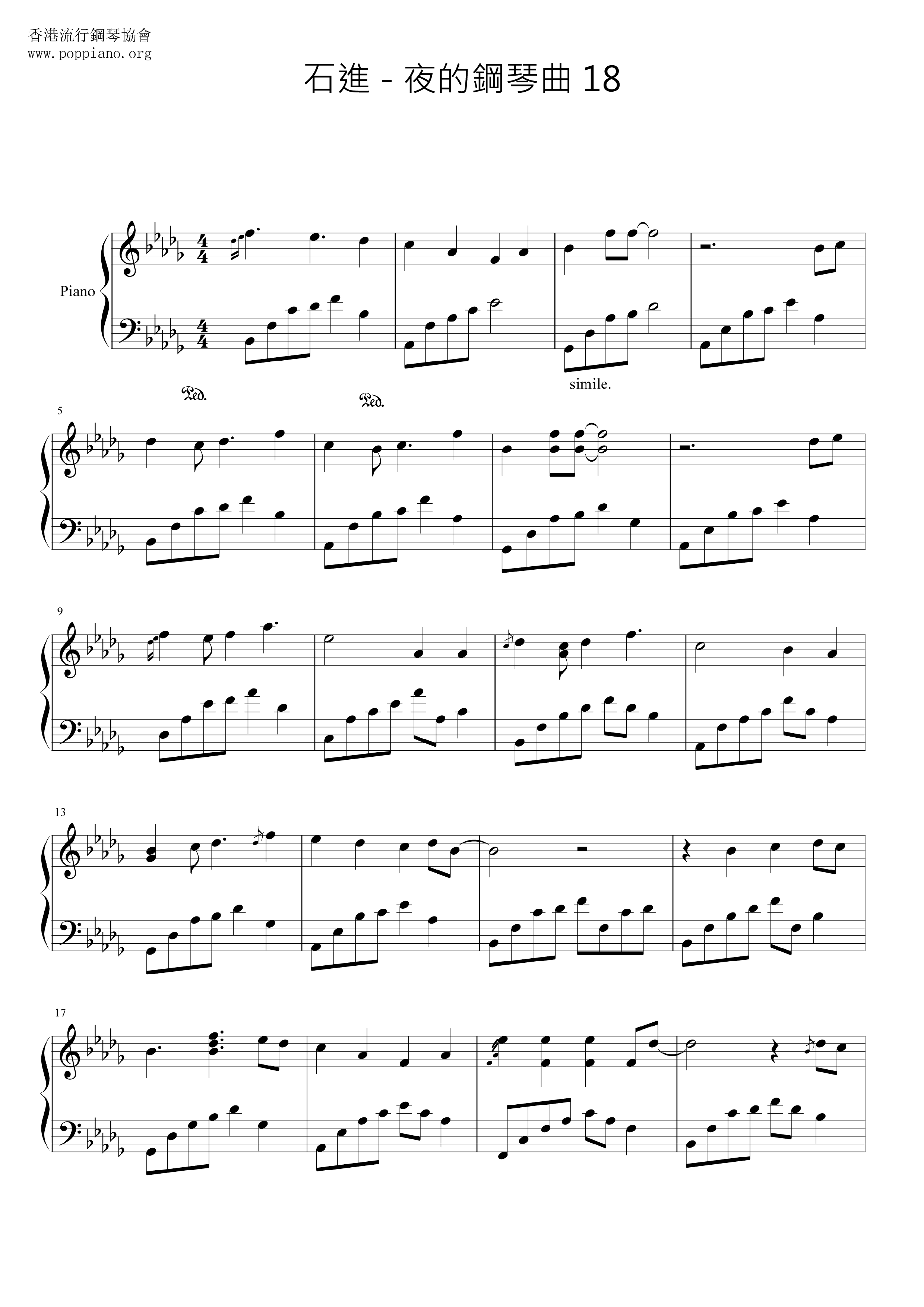 Melody Of The Night 18 Score