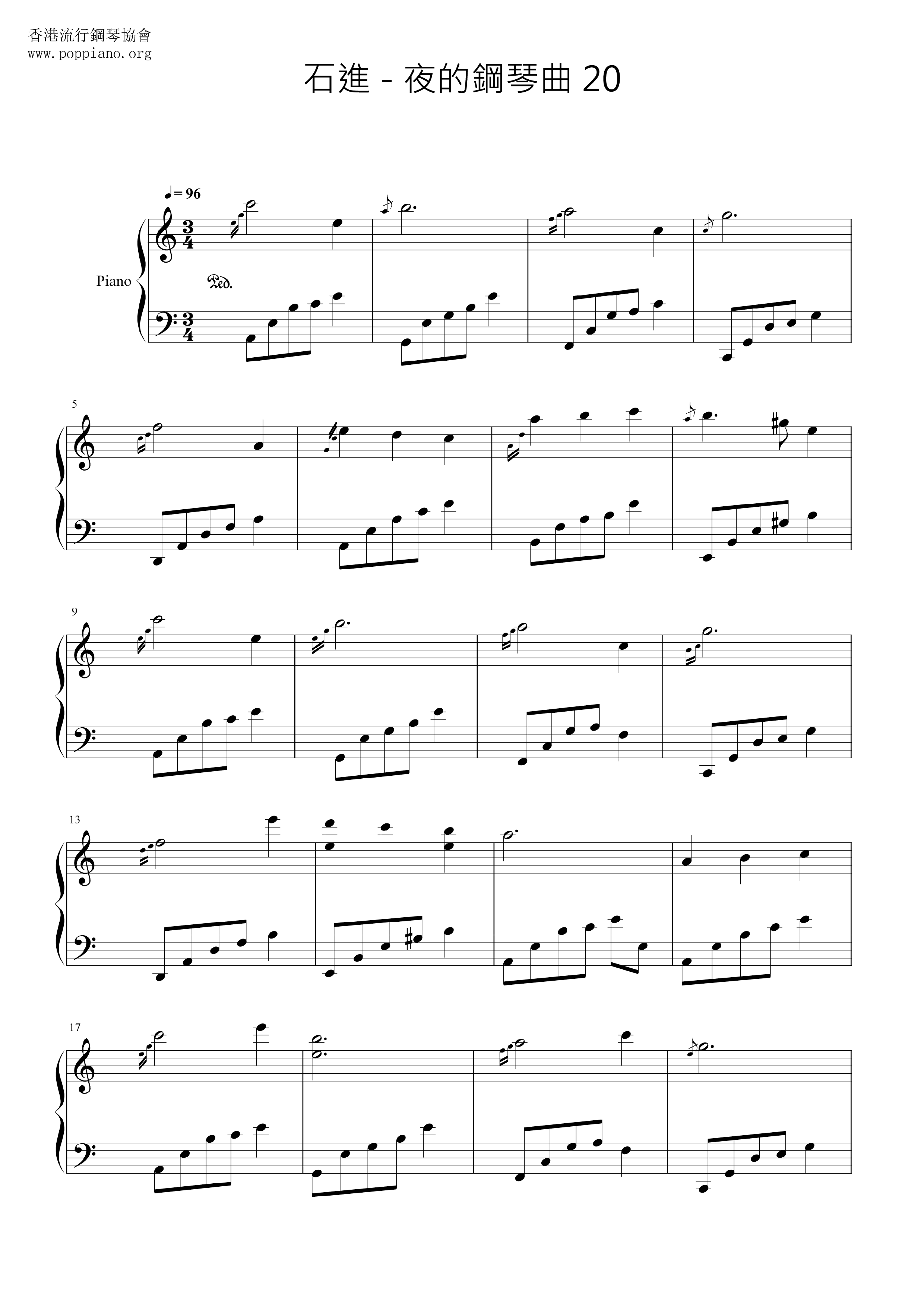 Melody Of The Night 20 Score