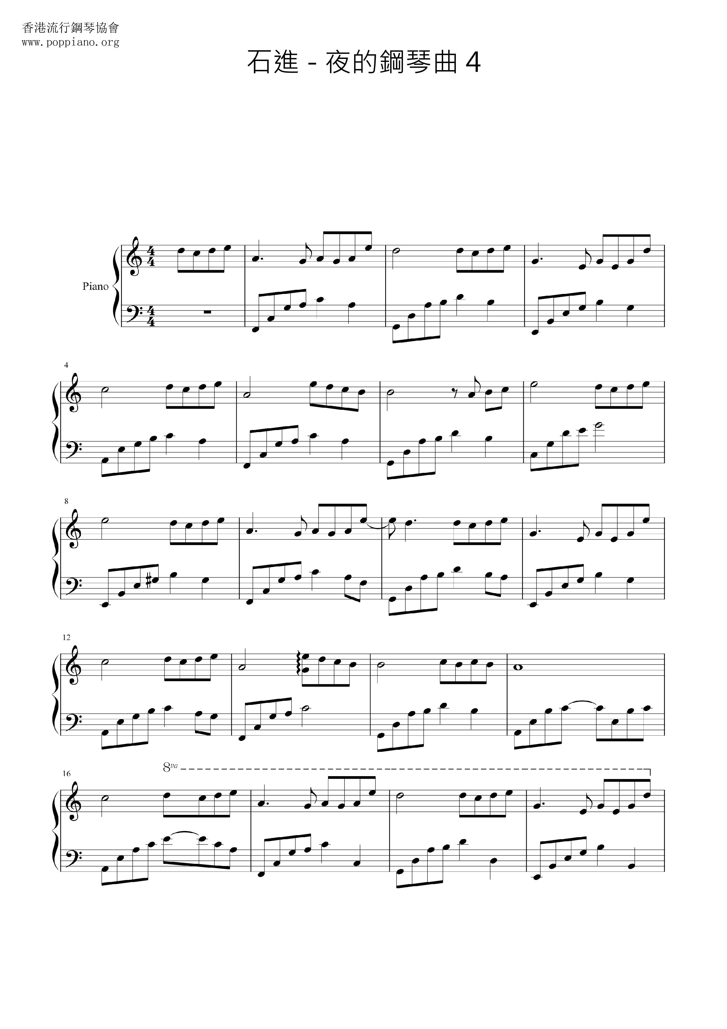 Melody Of The Night 4 Score