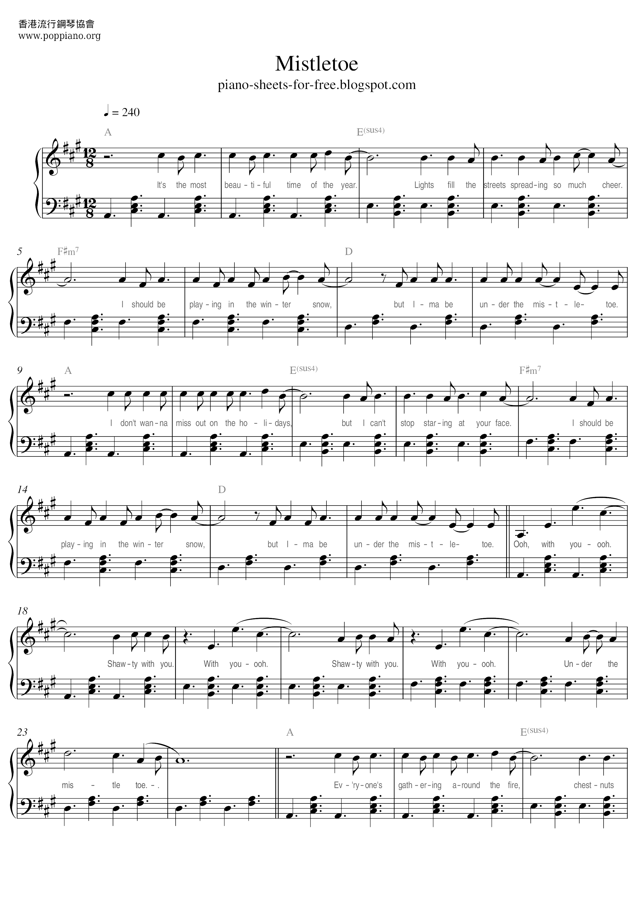 Mistletoe Score
