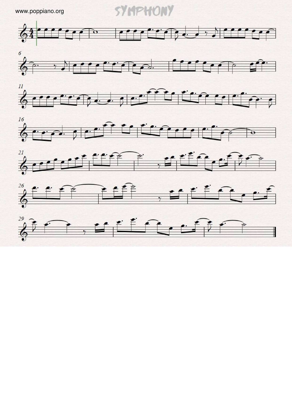 Symphony Score
