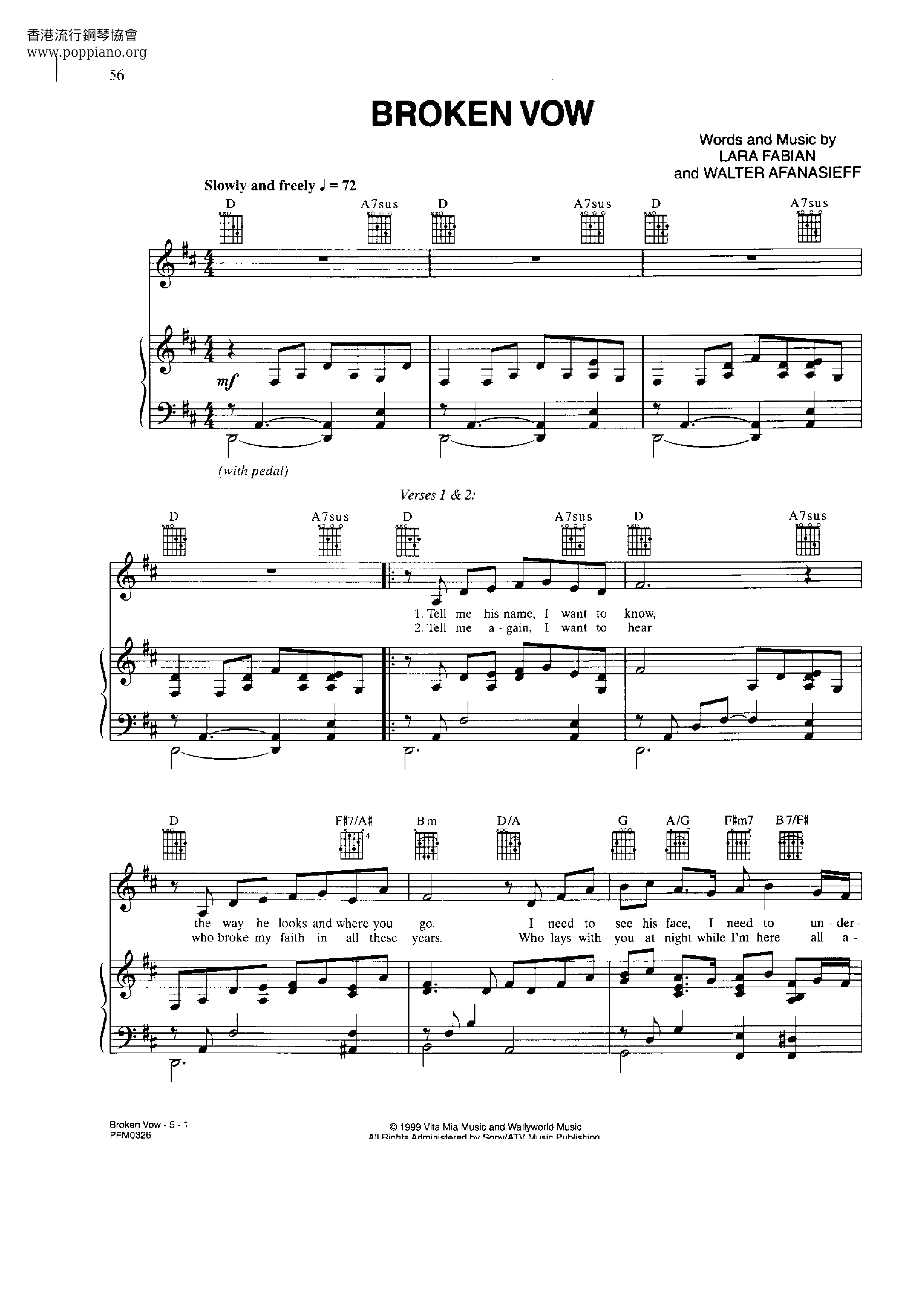 Broken Vow Score