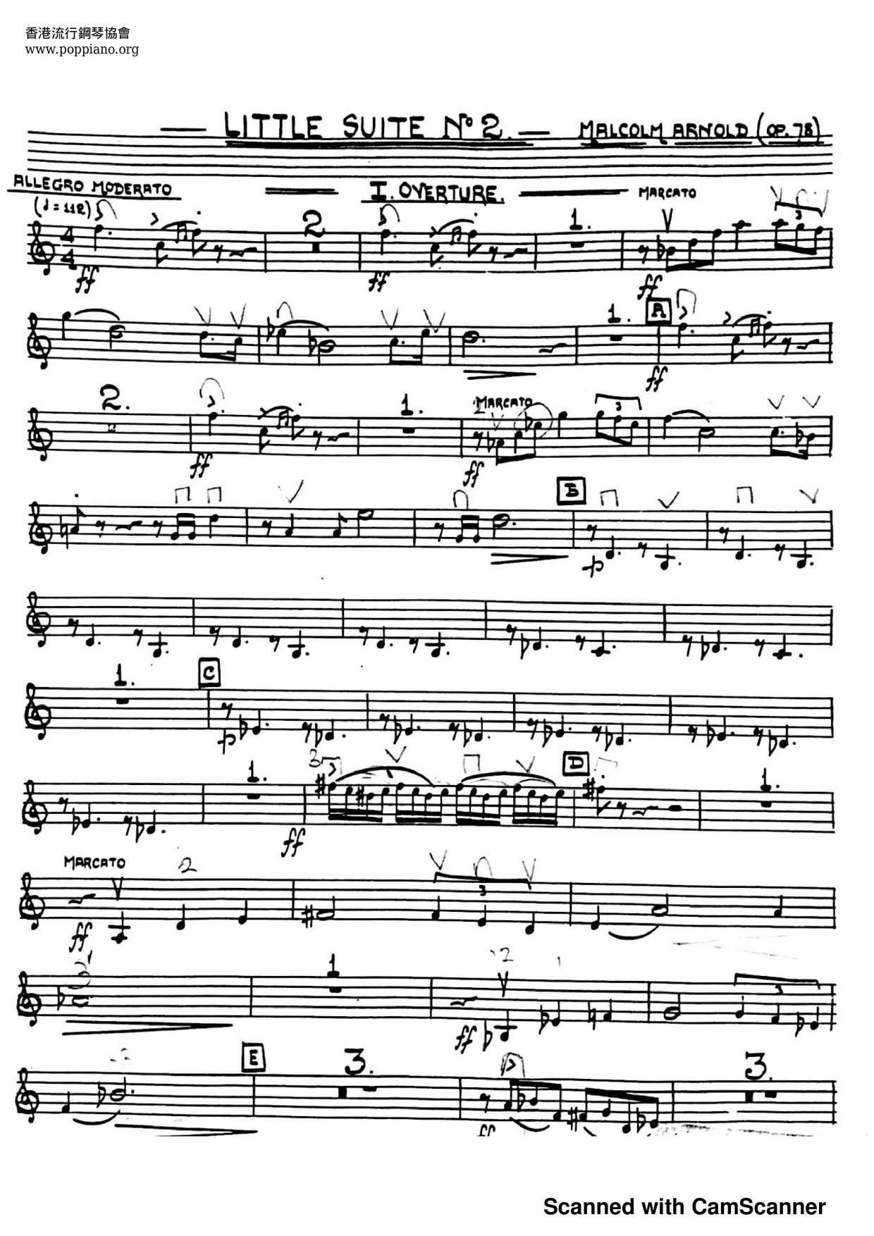 Little Suite No.2 Score