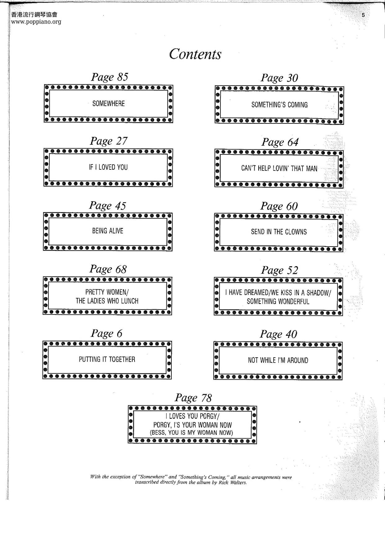 Barbra Streisand Songbook 87 Pages Score