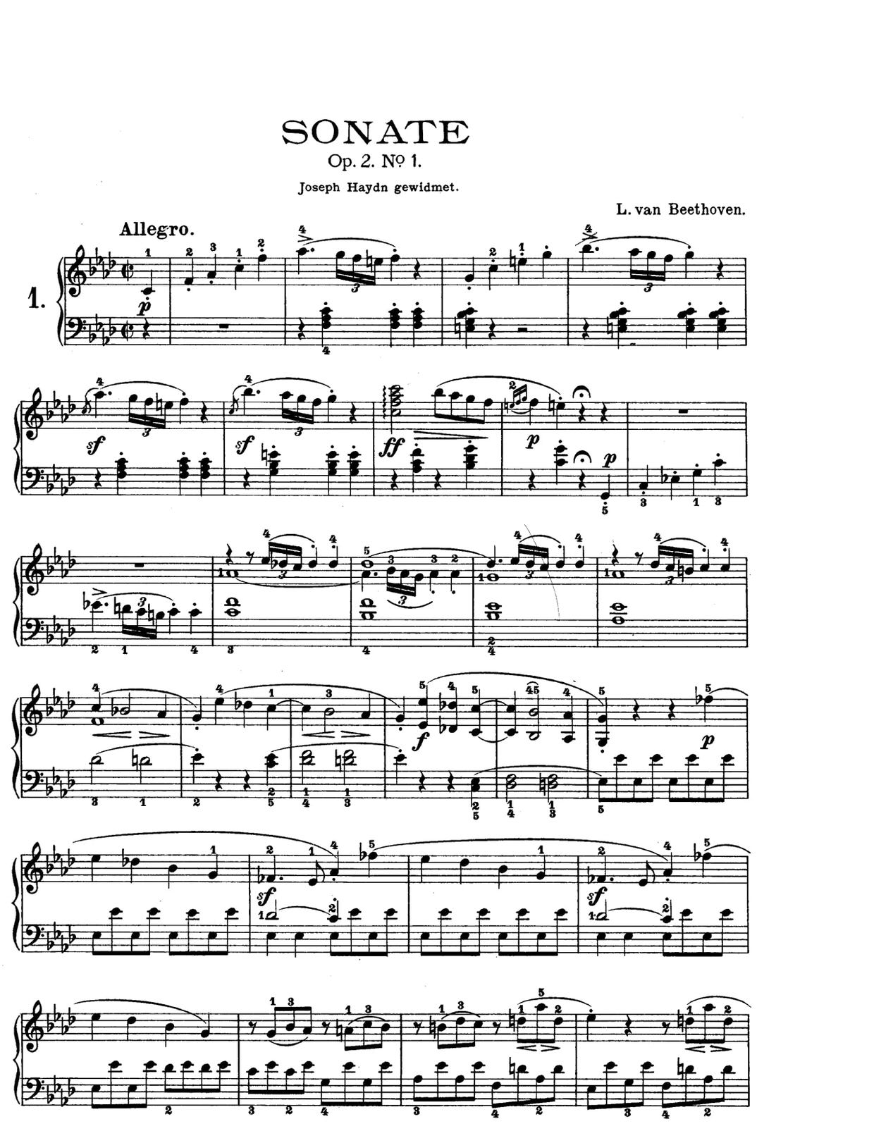 Beethoven - Complete Piano Sonatas 644 Pages Score