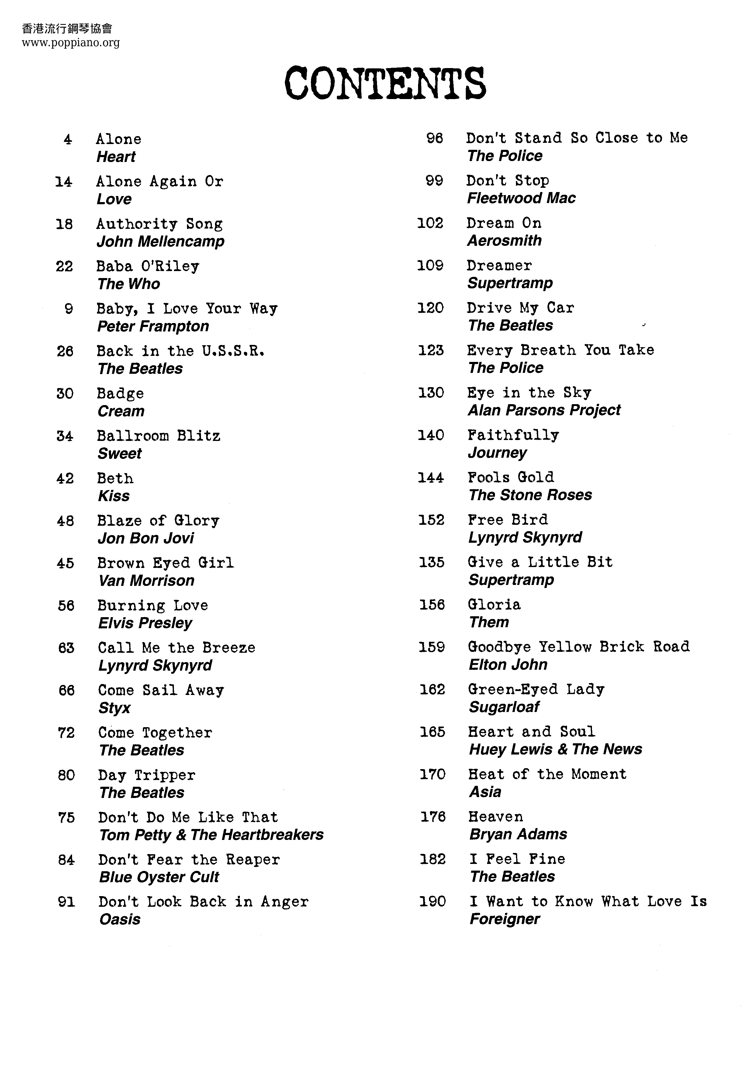 Various Artists-Classic Rock 368 pages Sheet Music pdf, - Free Score ...